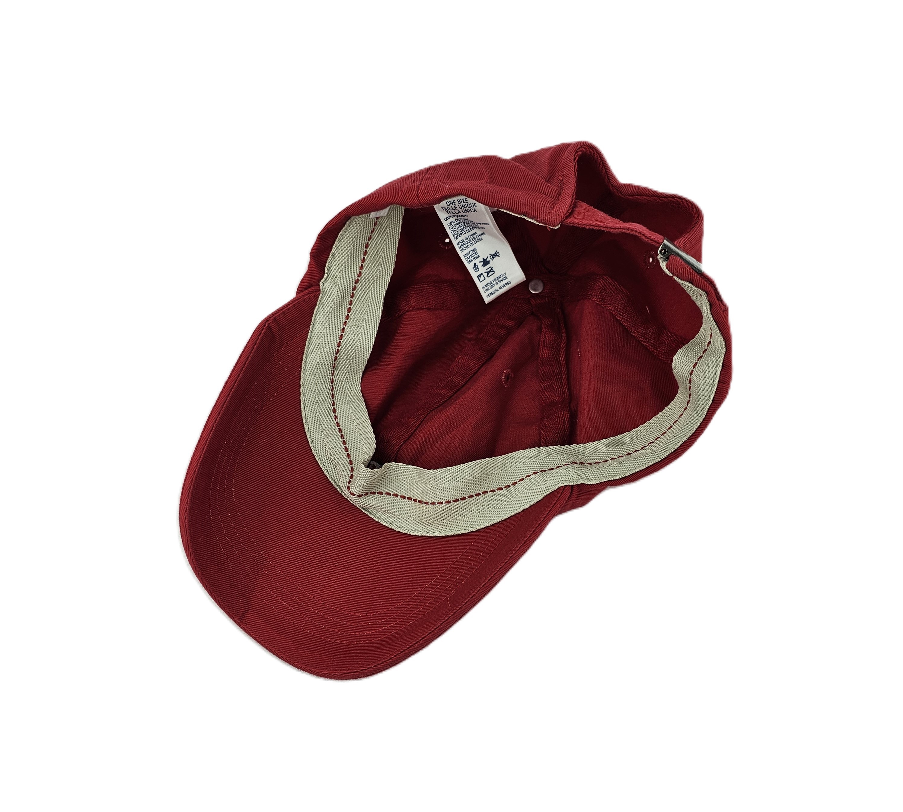 Kapele Meshkujsh Tommy Hilfigher Ngjyre e Kuqe S.Hand/Hat