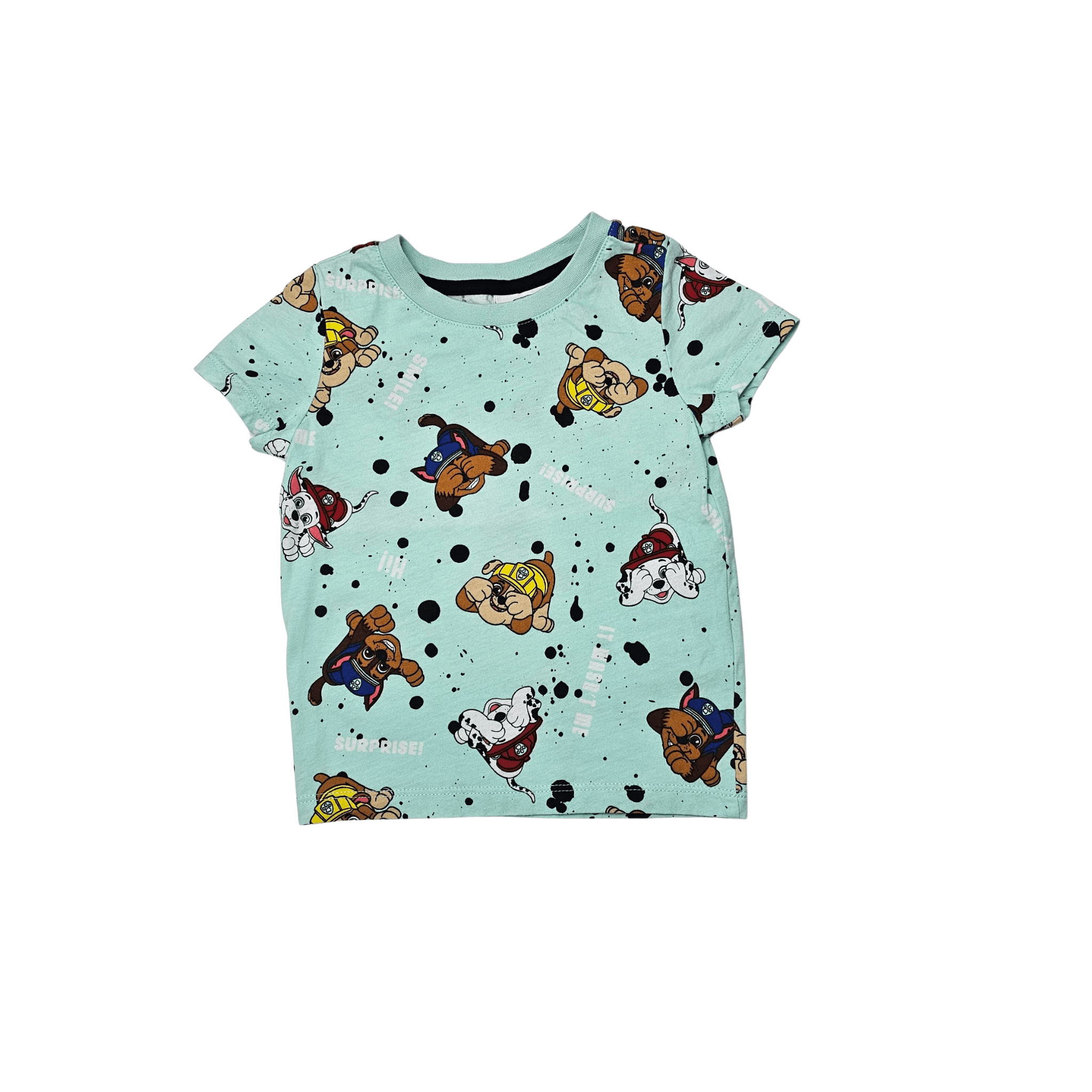 Bluze Femijesh Ngjyre Mente me Qenushe S.Hand T-Shirt 