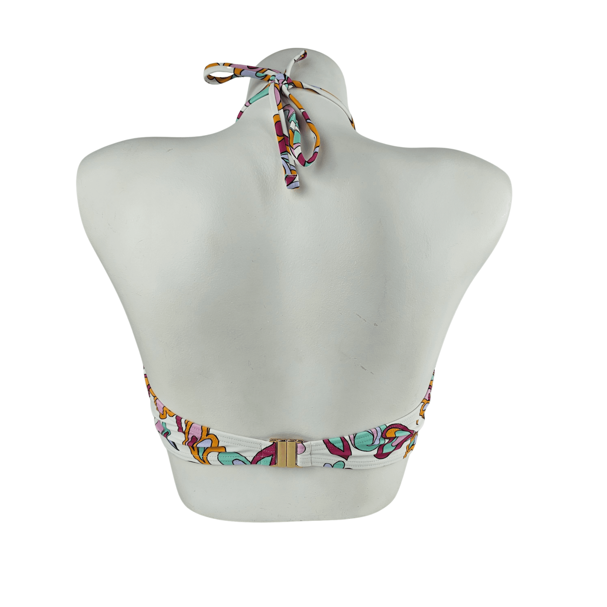 Rroba Banjo Recipeta New Look Ngjyre te Bardha me Dizajn Shumengjyresh Outlet/Beach Swimwear