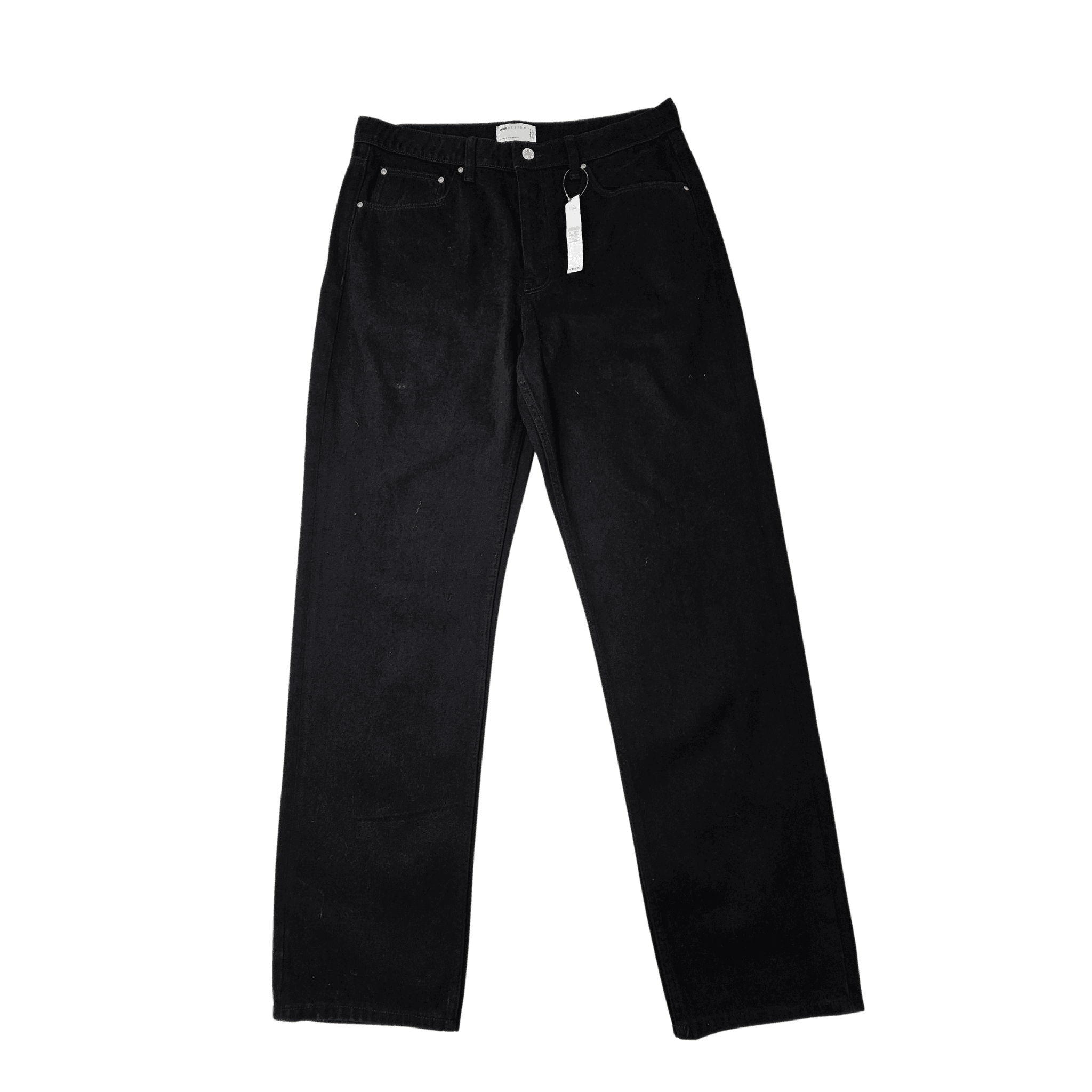 Pantallona Xhins Meshkujsh Asos Ngjyre te Zeza Outlet Jeans