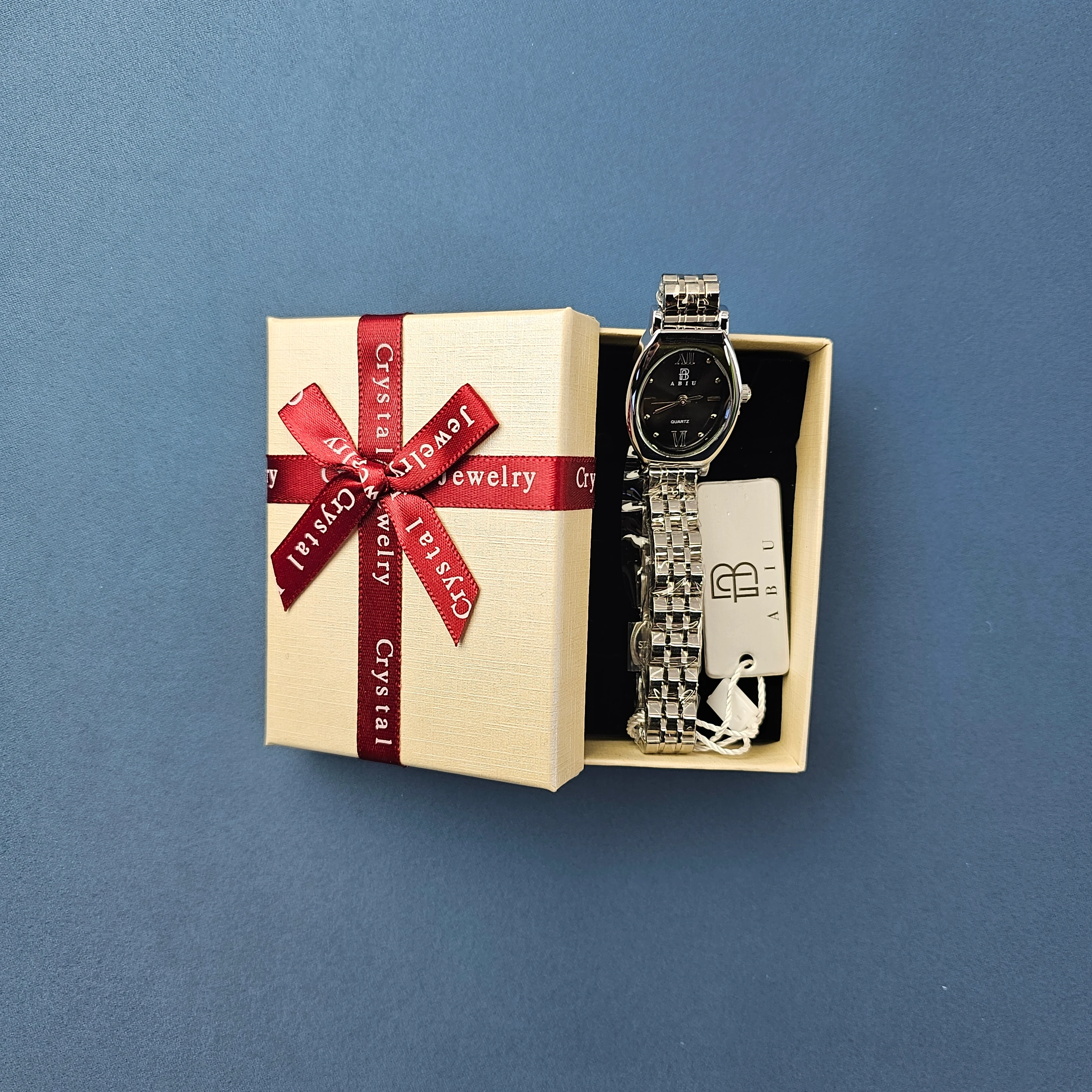 Ore Femrash Çeliku M10  Ngjyre Silver Women Watch