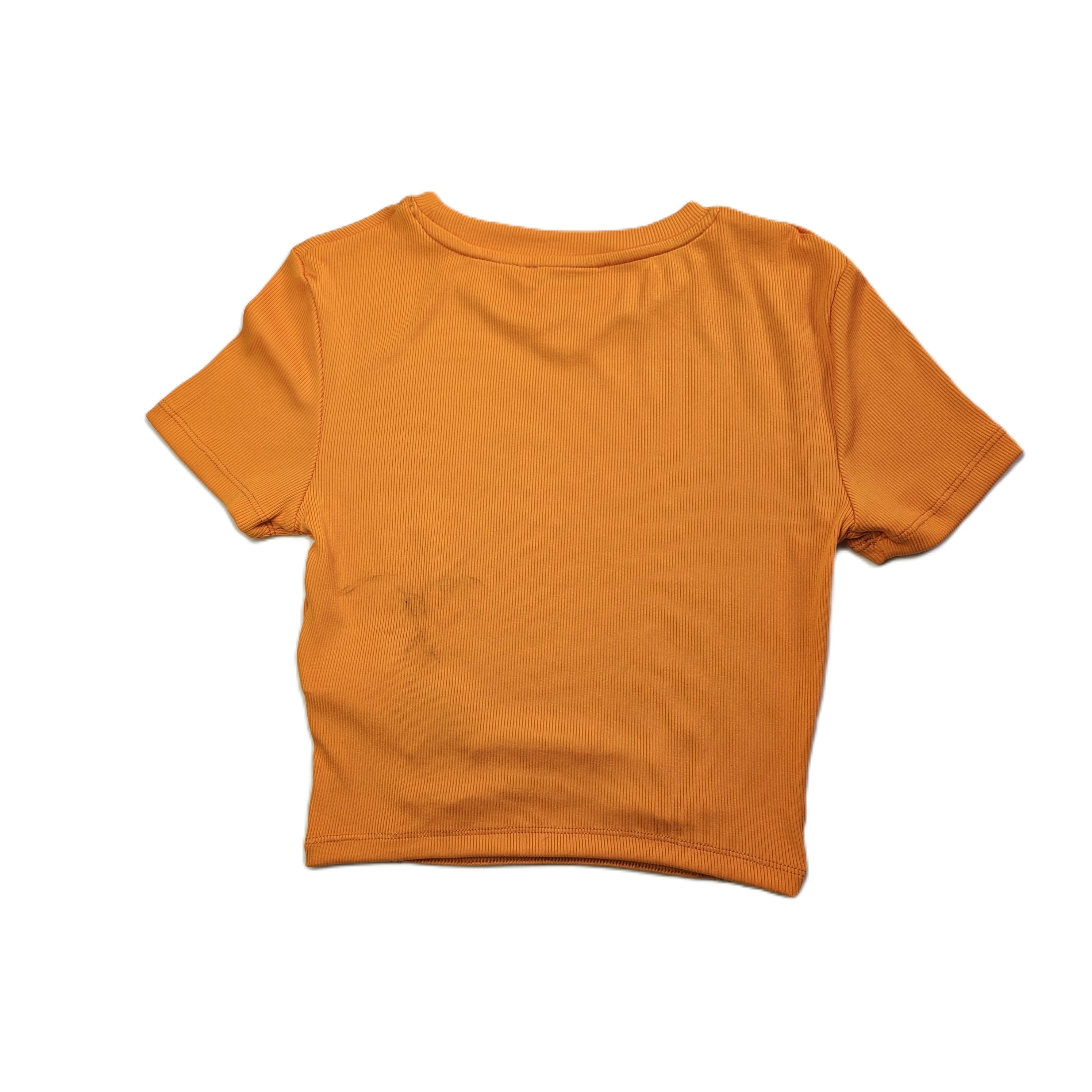 Bluze Femrash Crop Top Ngjyre Portokalli S.Hand/Crop Top