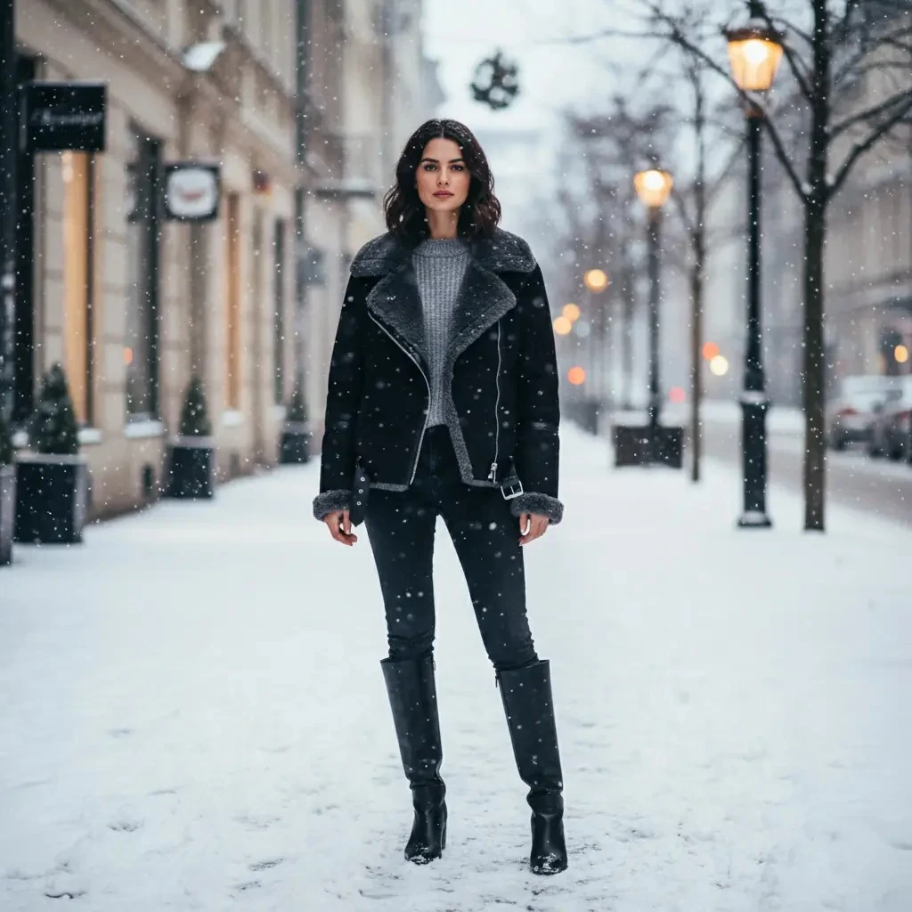 Xhup Femrash Zara Ngjyre i Zi S.Hand Womens Winter Jacket