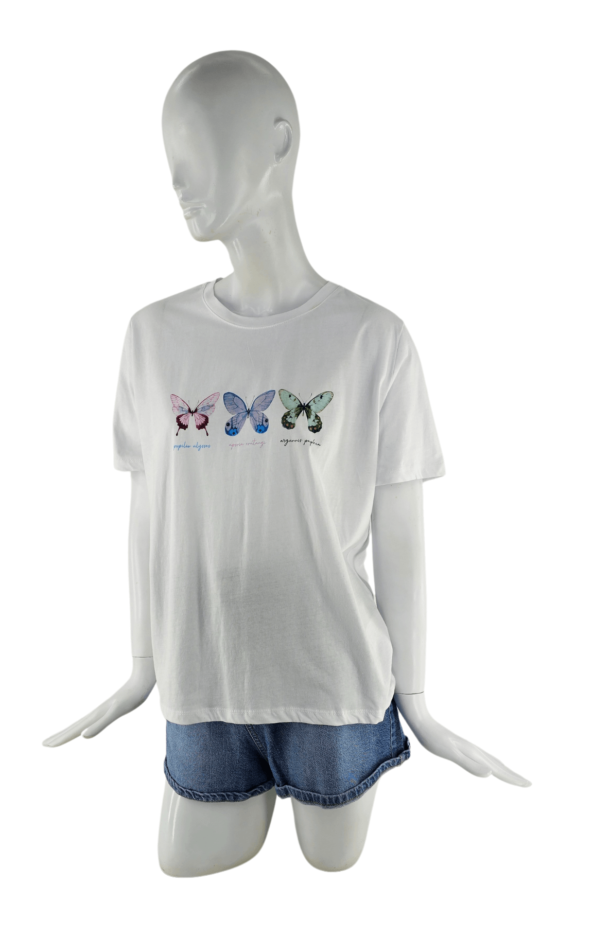 Bluze Femrash Sinsay Ngjyre e Bardhe me Dizajn me Flutura Outlet/Shirt