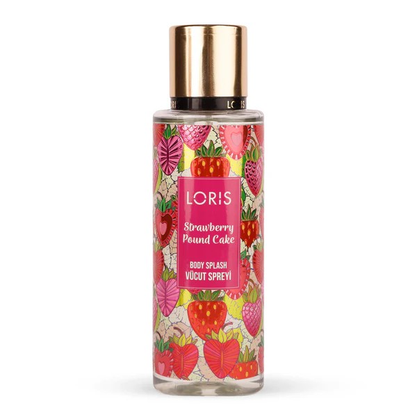 Loris Strawberry Pound Cake Body Spray Unisex 250 Ml
