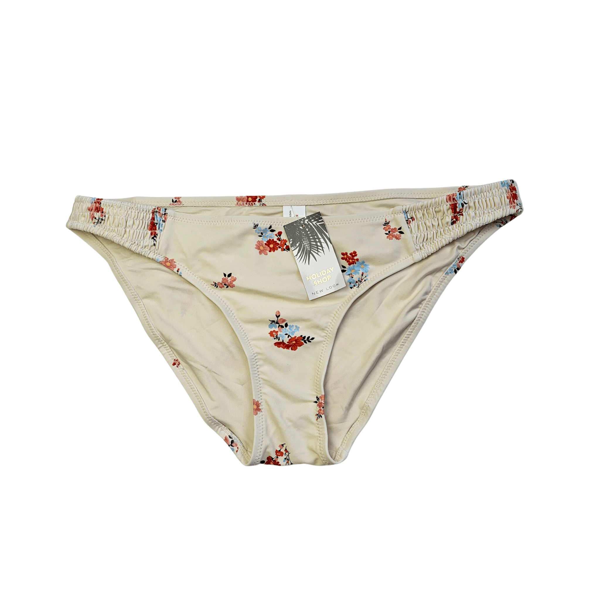 Rroba Banjo Mbathje New Look Ngjyre Bezhe e Hapur me Lule Outlet/Swimwear
