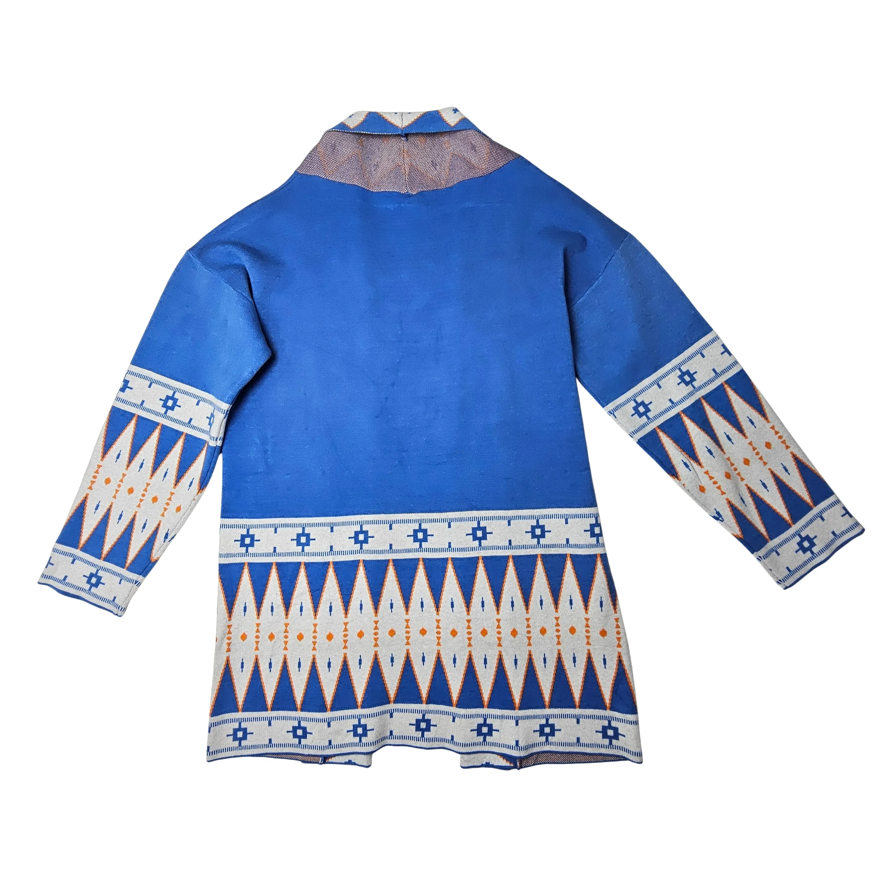 Triko Femrash Ngjyre Blu Dizajn Abstrakt Shumengjyresh Outlet Women's Sweater