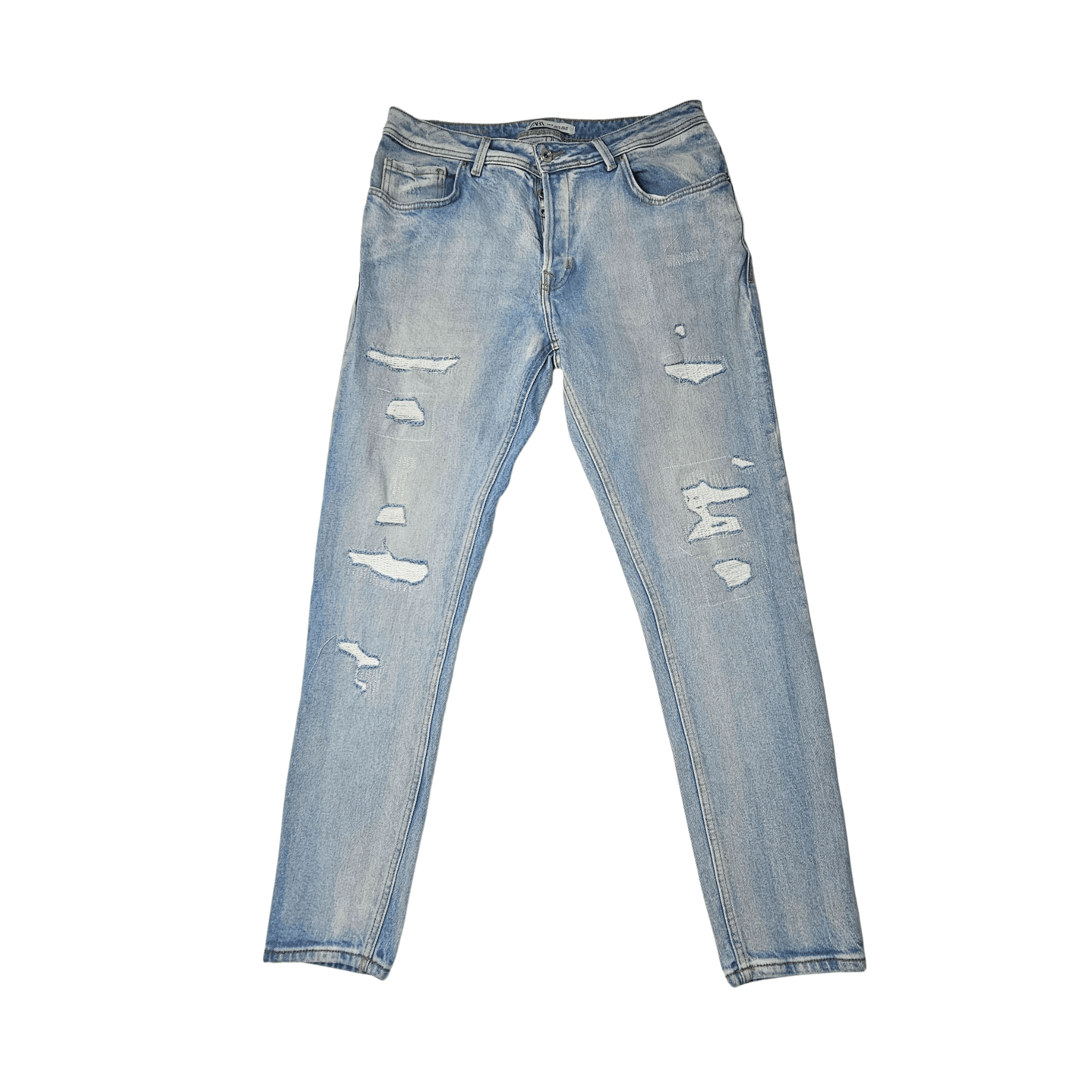 Pantallona Xhins Meshkujsh Zara S.Hand Jeans