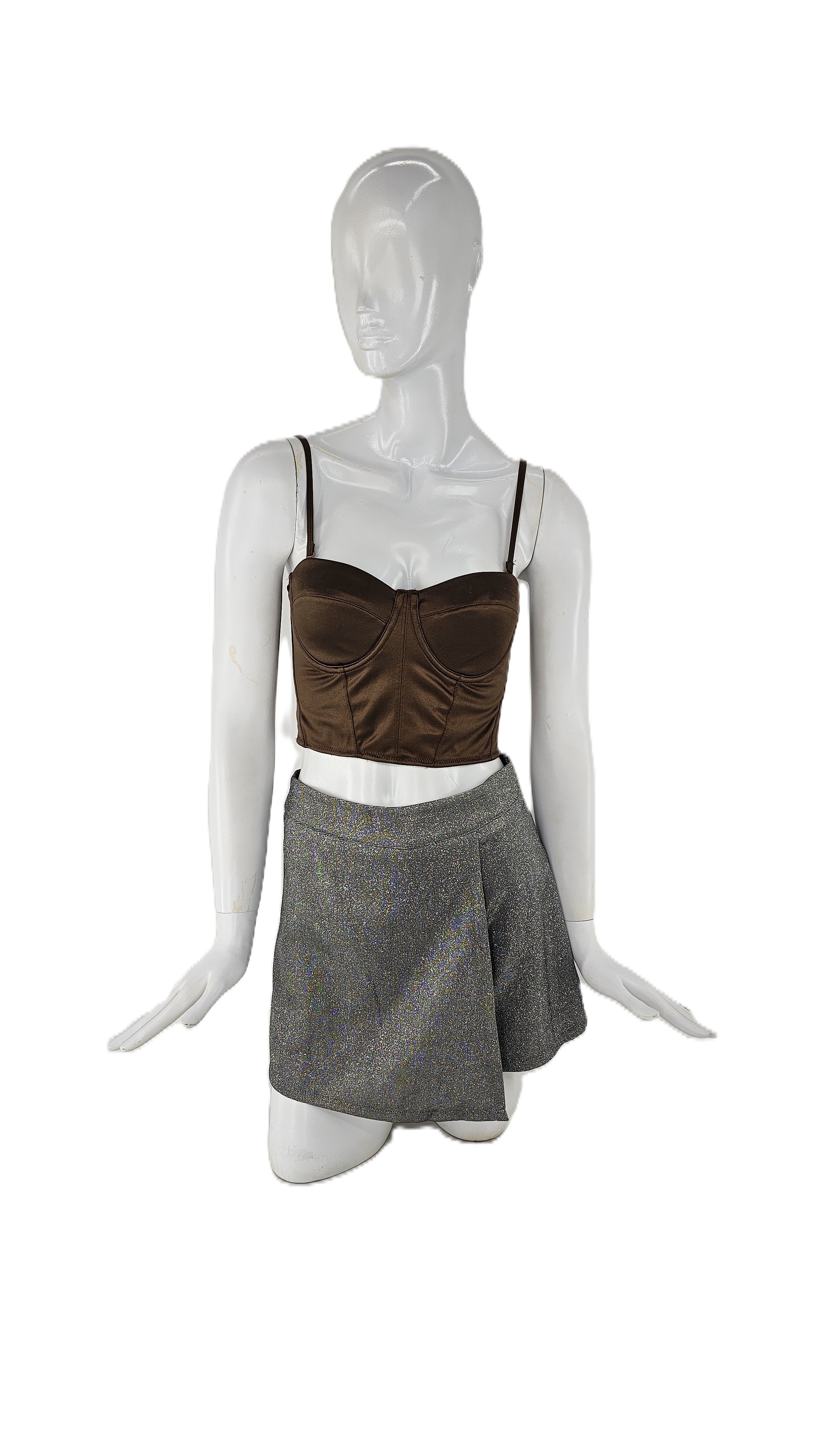 Kanatjere Crop Top kafe S.Hand
