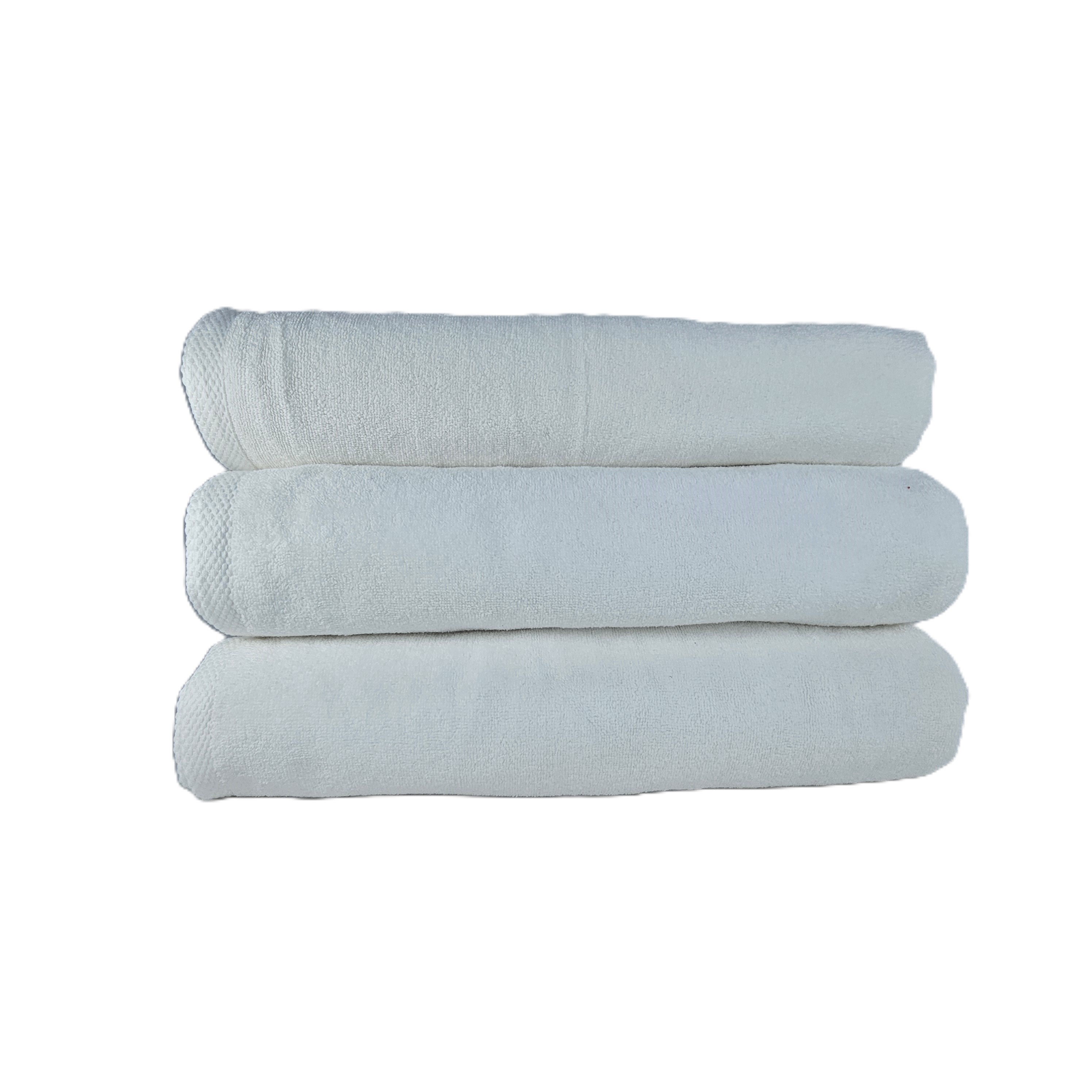 Peshqir Banje Trupi I Bardhe Dizajn I Thjeshte 1 Cope 80x170 cm 900 gr