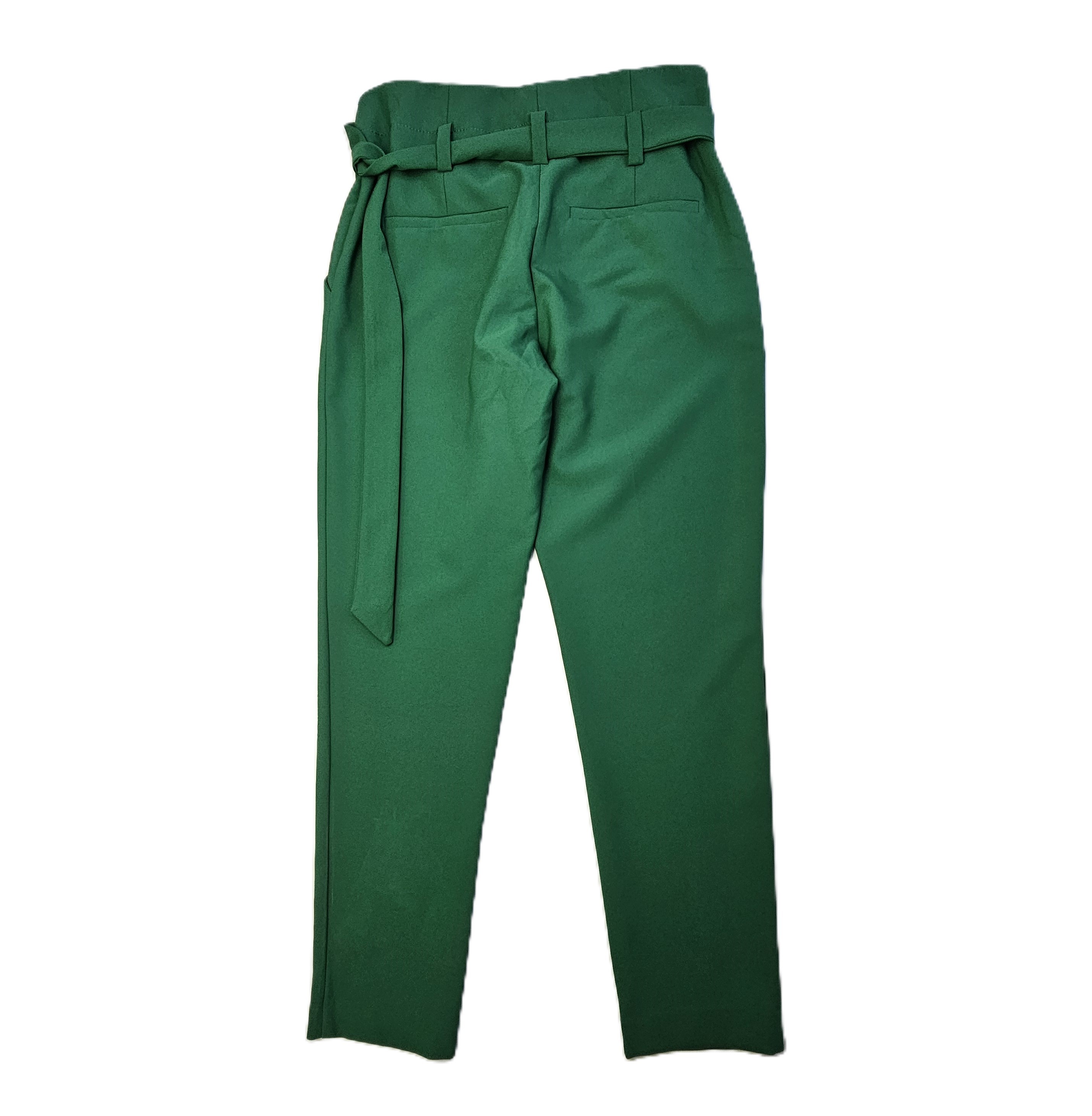 Pantallona Klasike Femrash me Bel te Larte Ngjyre Jeshile S.Hand/Classic Green Pants