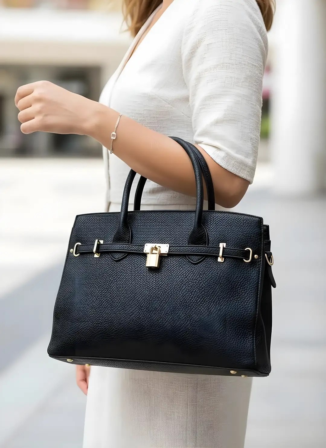 Cante Lady Hand Bag Black S.Hand