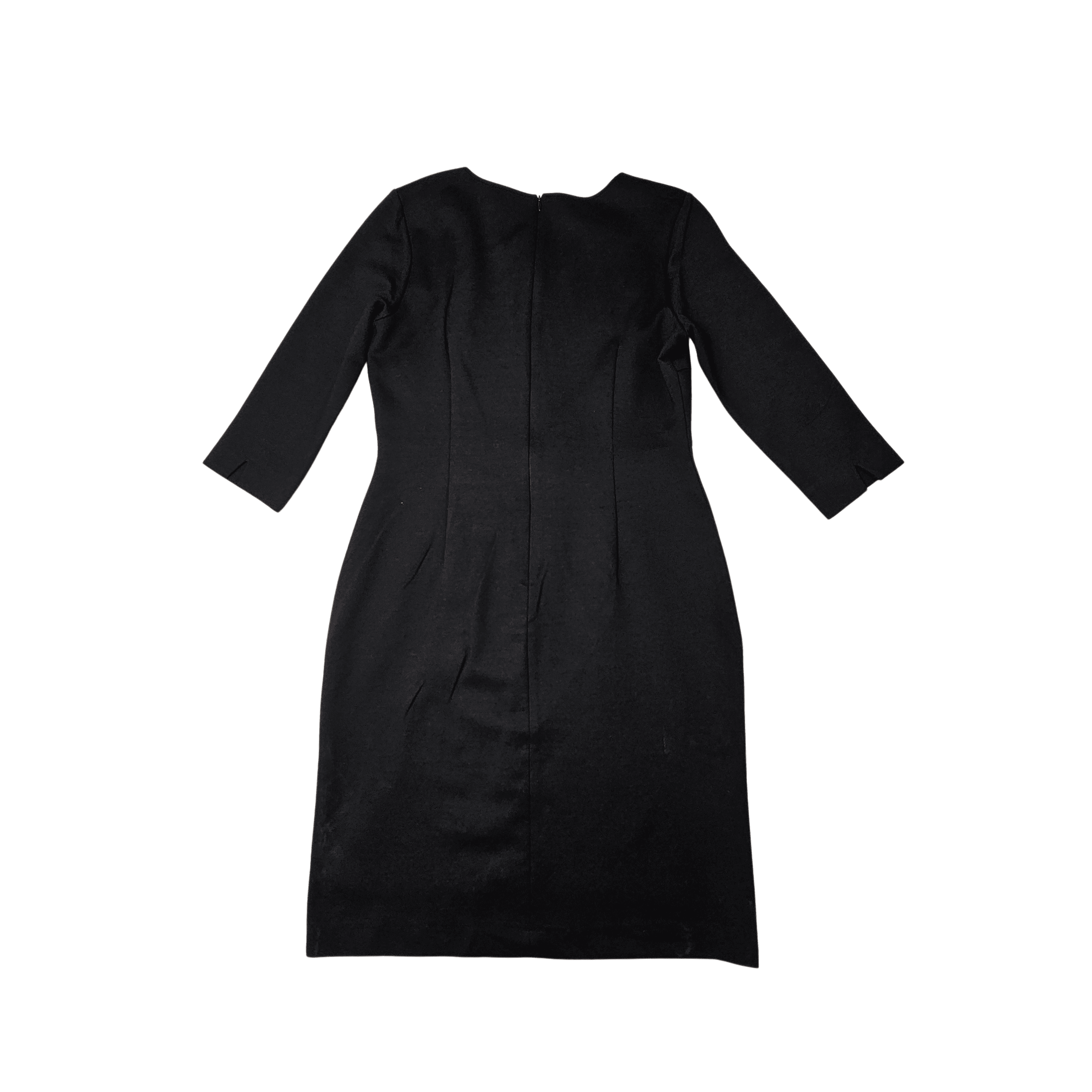 Fustan Femrash Ngjyre i Zi Outlet Womens Dress