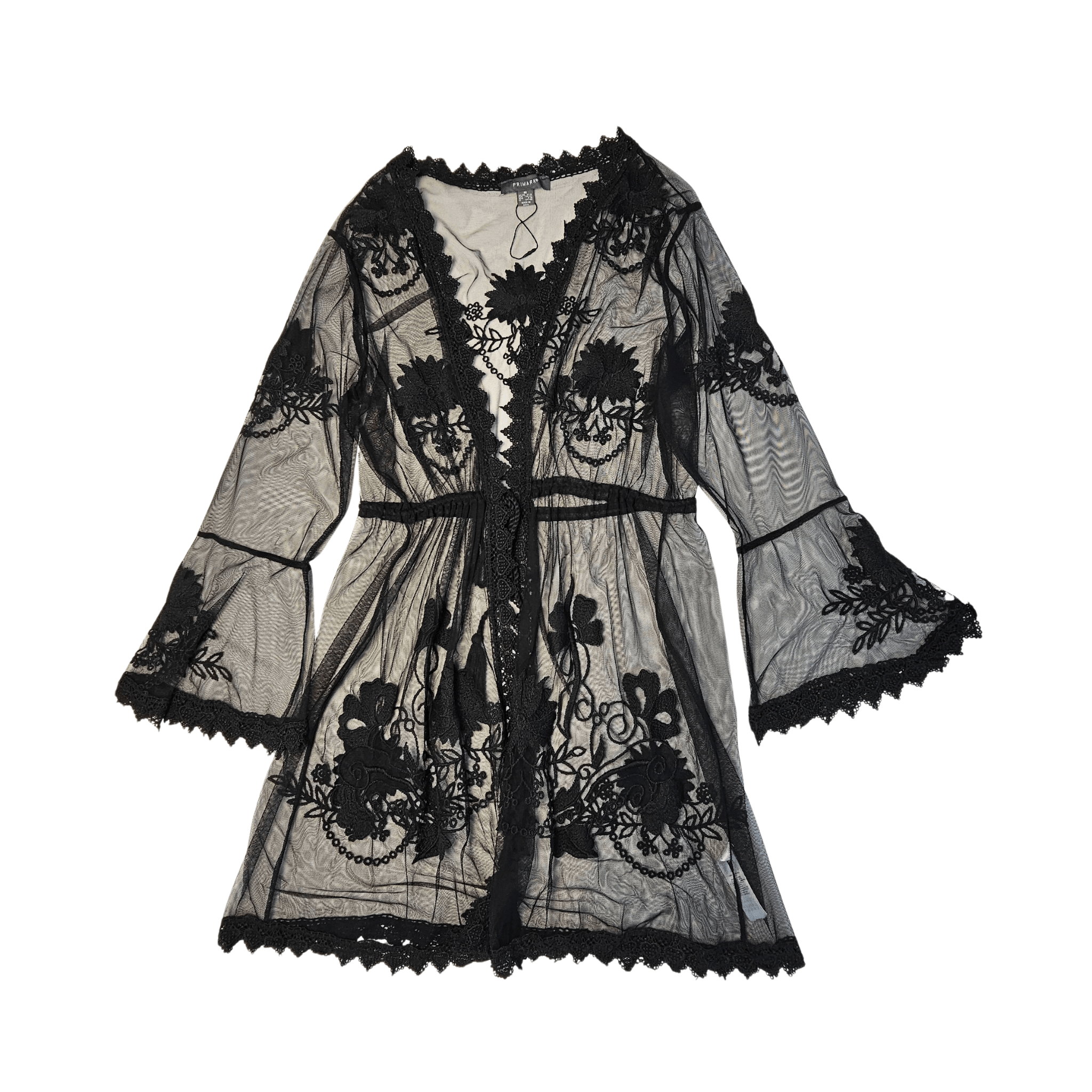 Veshje Gjumi Kemishe Tyl Ngjyre e Zeze S.Hand