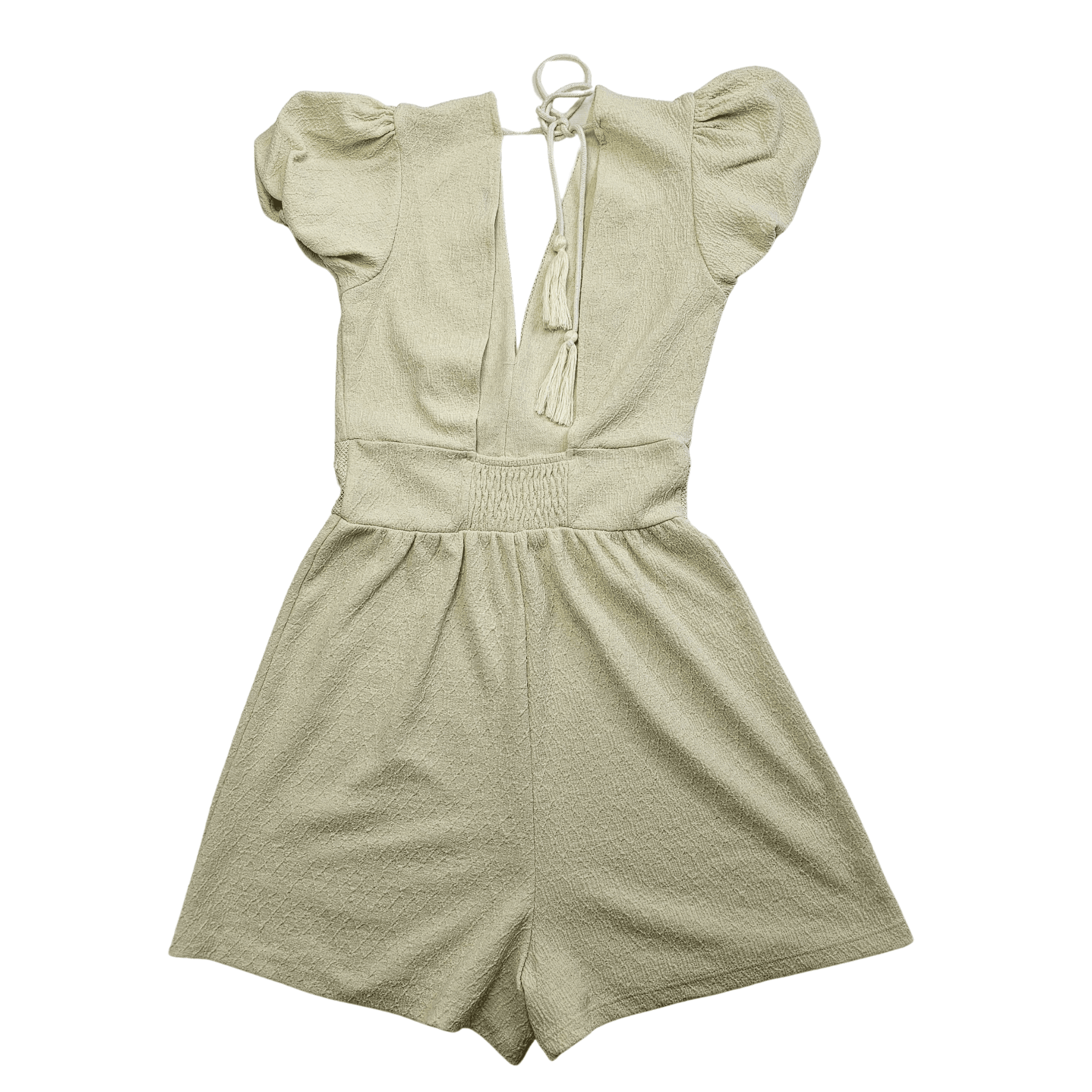 Paliceta Zara Ngjyre Qumesht me Detaje Dantelle S.Hand/Jumpsuit