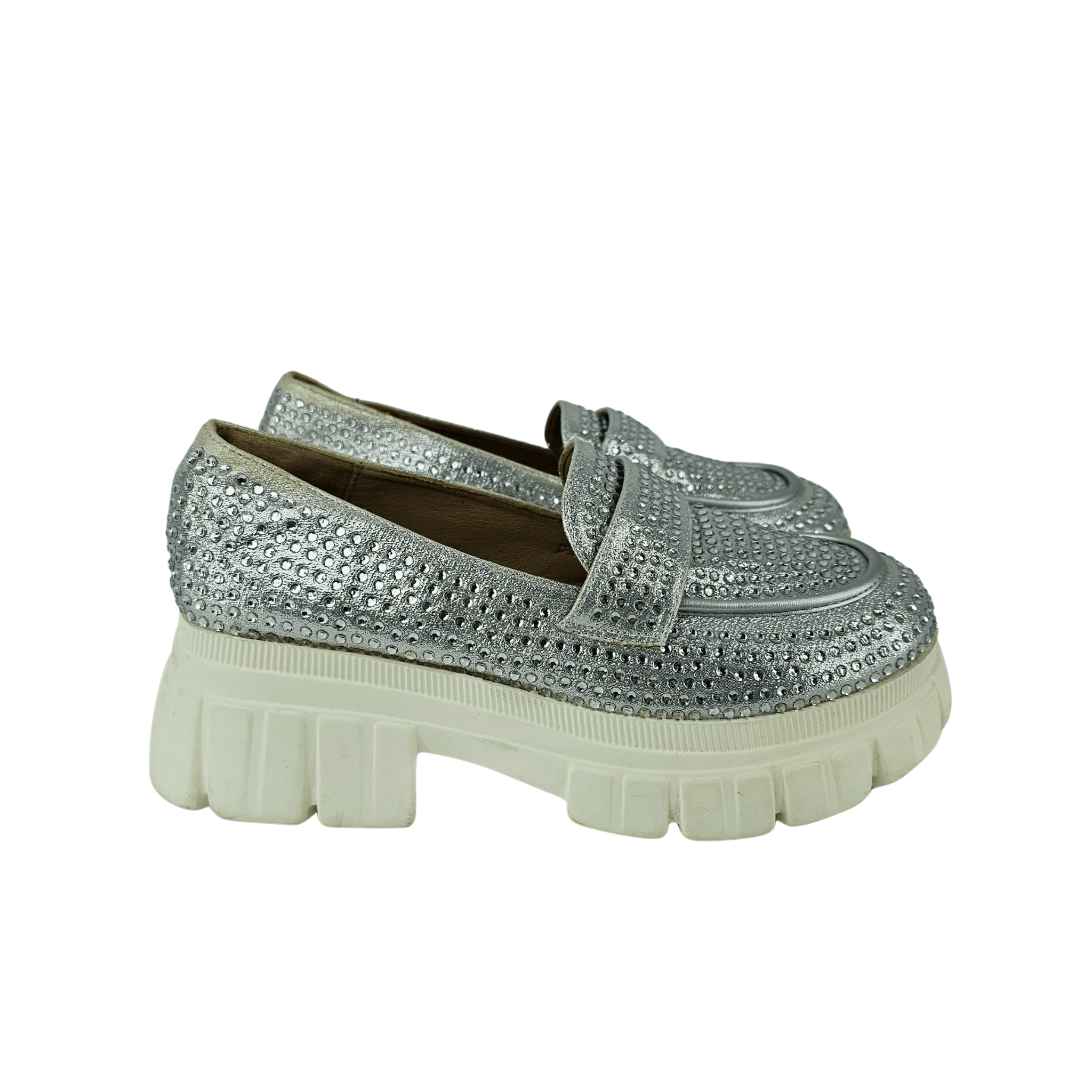 Kepuce Femrash Fashionova Ngjyre Silver me Gure S.Hand/Shoes