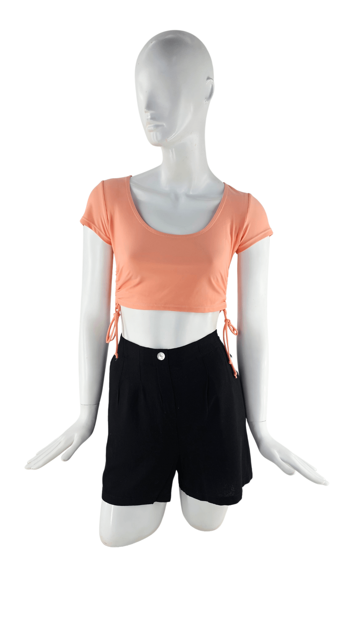 Bluze Femrash Crop Top Boohoo Ngjyre Roze Outlet/Crop Top