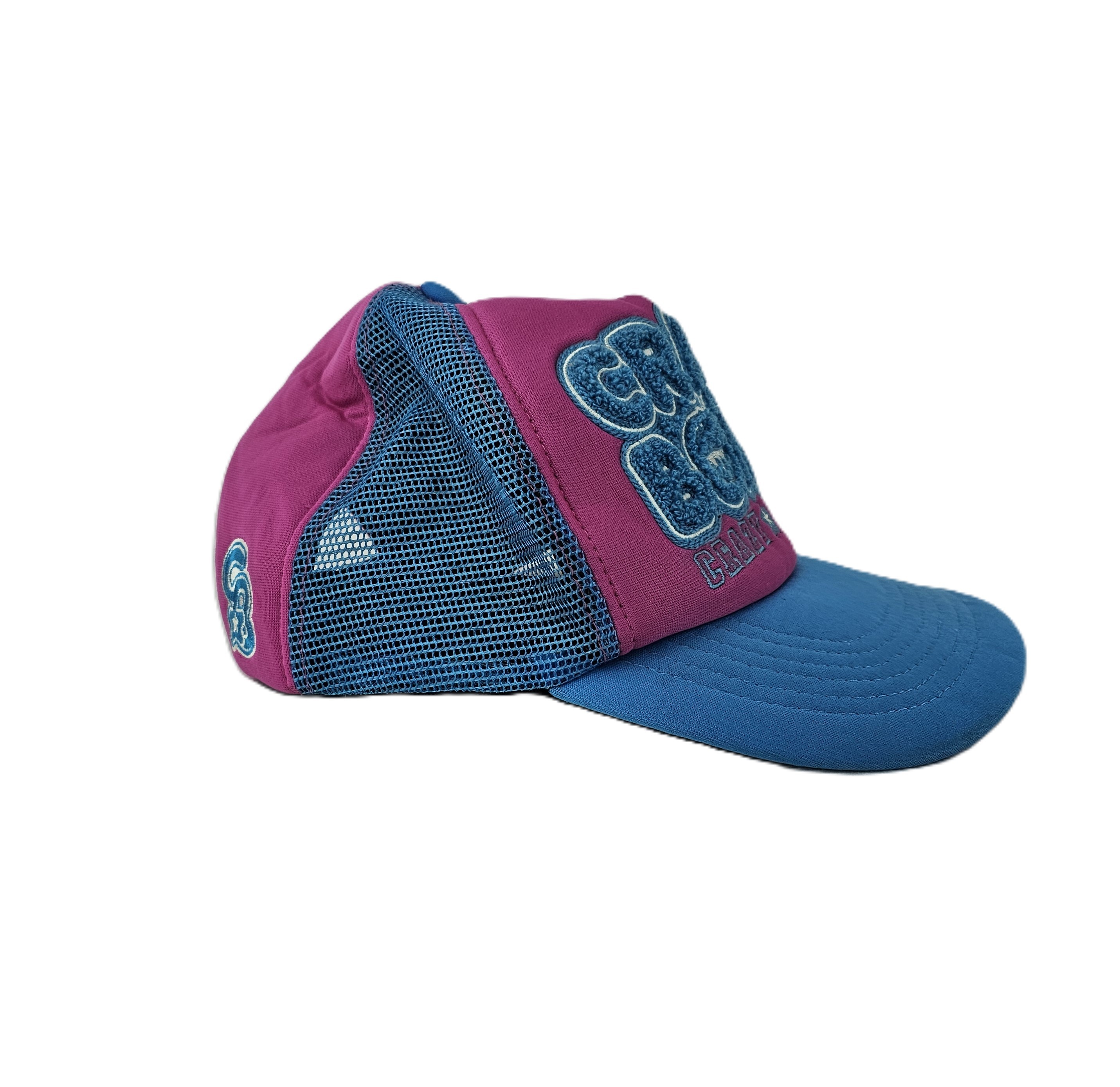 Kapele Femrash Crazybomb Ngjyre Blu me Dizajn Roze S.Hand/Hat