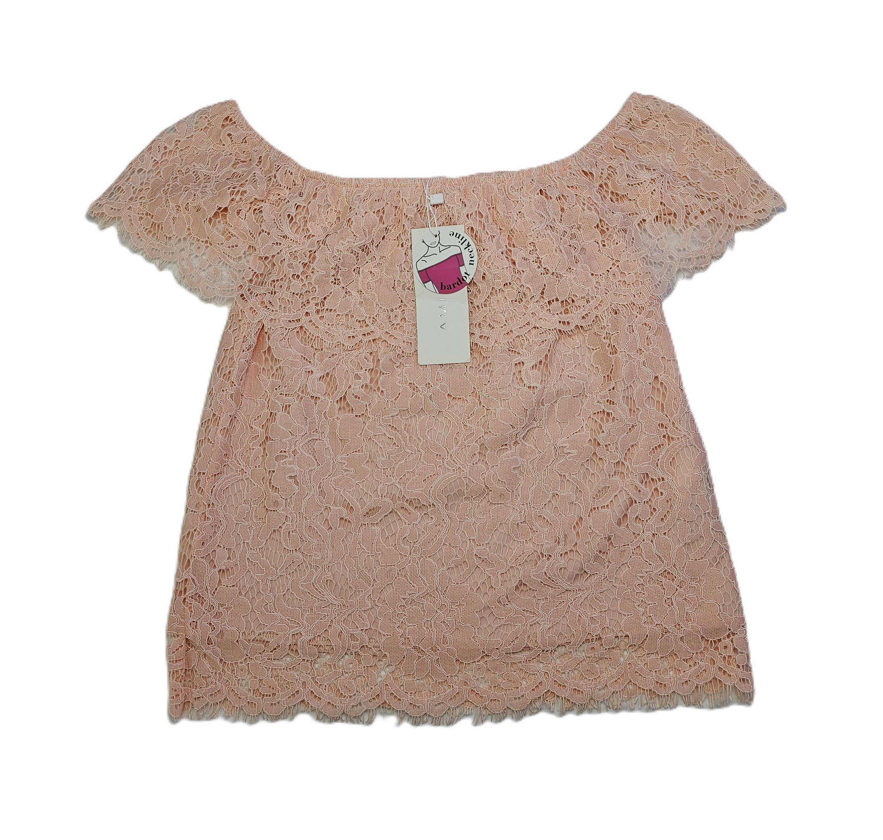 Bluze Femrash Amisu Ngjyre Roze me Tyl Outlet