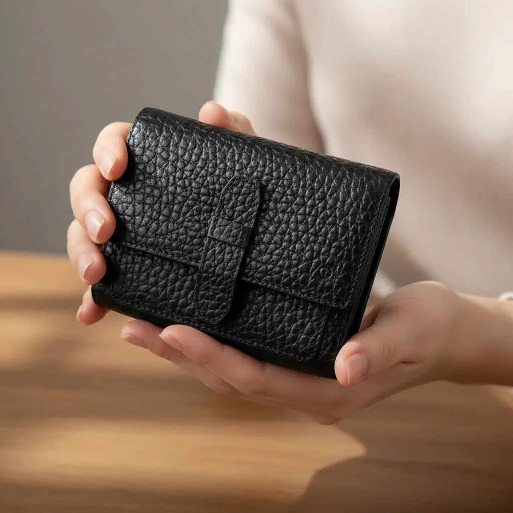 Portofol Femrash Ngjyre i Zi S.Hand Women's Wallet
