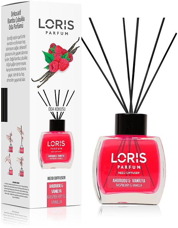 Loris Aromatizues Ambjenti Rasberry&Vanilla 120 ml 