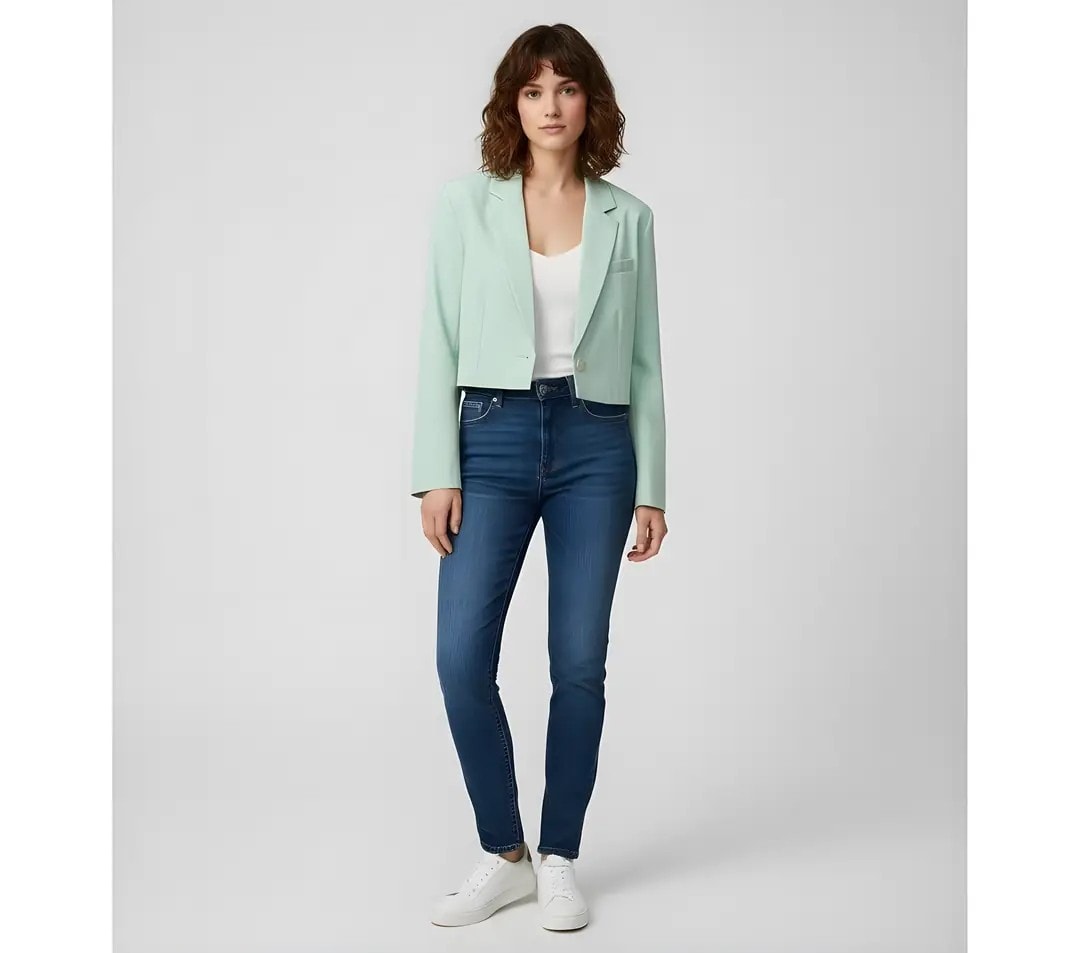 Xhakete Klasike Femrash Bershka Ngjyre Mente S.Hand