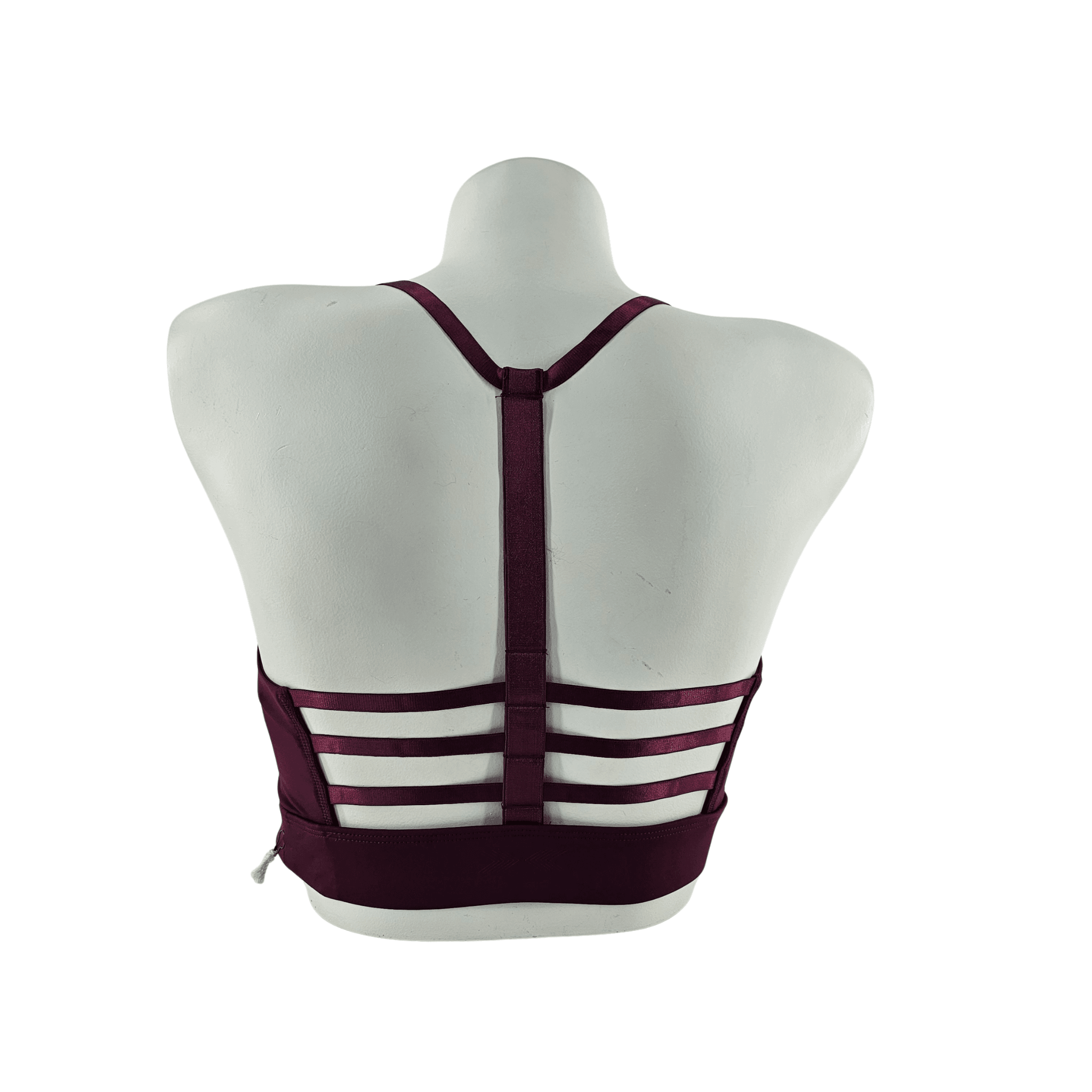  Fitness Crop Top Ngjyre Roze e Erret Outlet