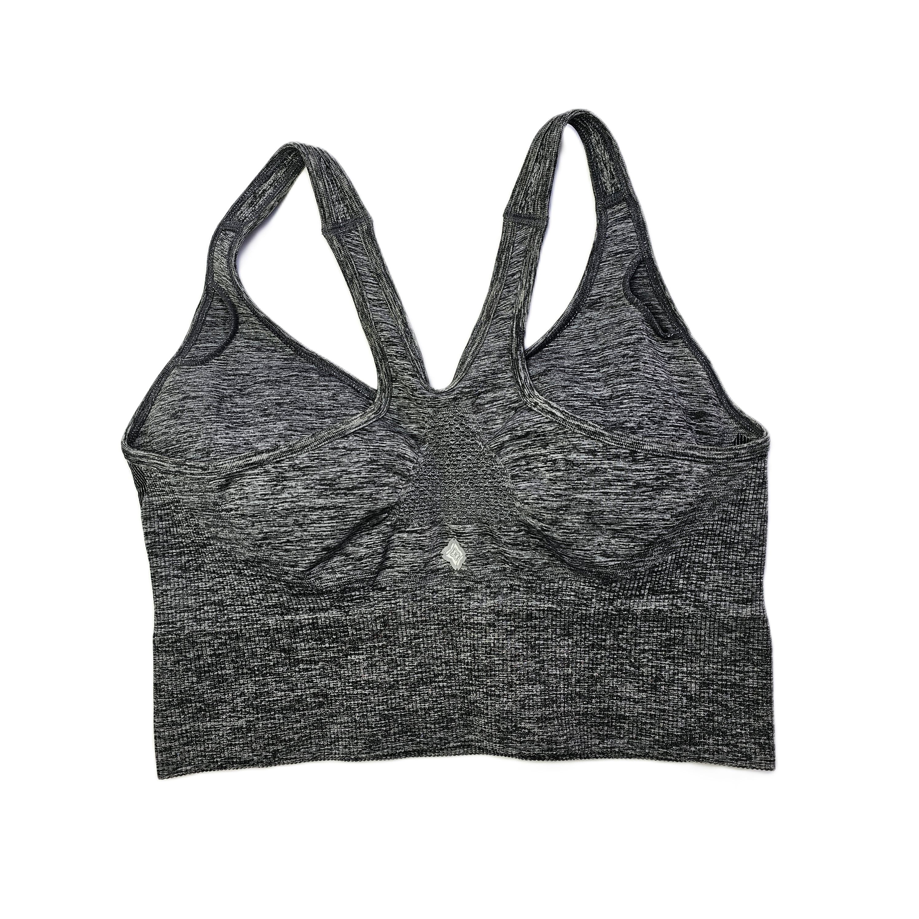 Fitnes Sportiv Crop Top Ngjyre Gri S.Hand/Fitness
