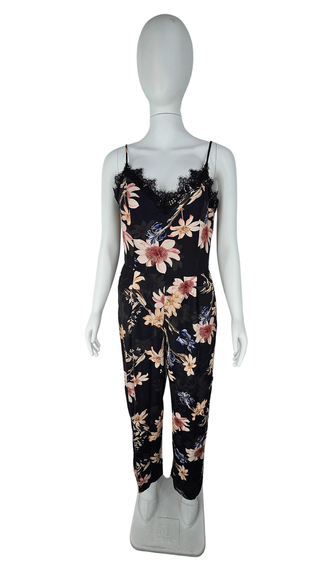 Paliceta Ever New Ngjyre te Zeza me Lule S.Hand/Jumpsuit