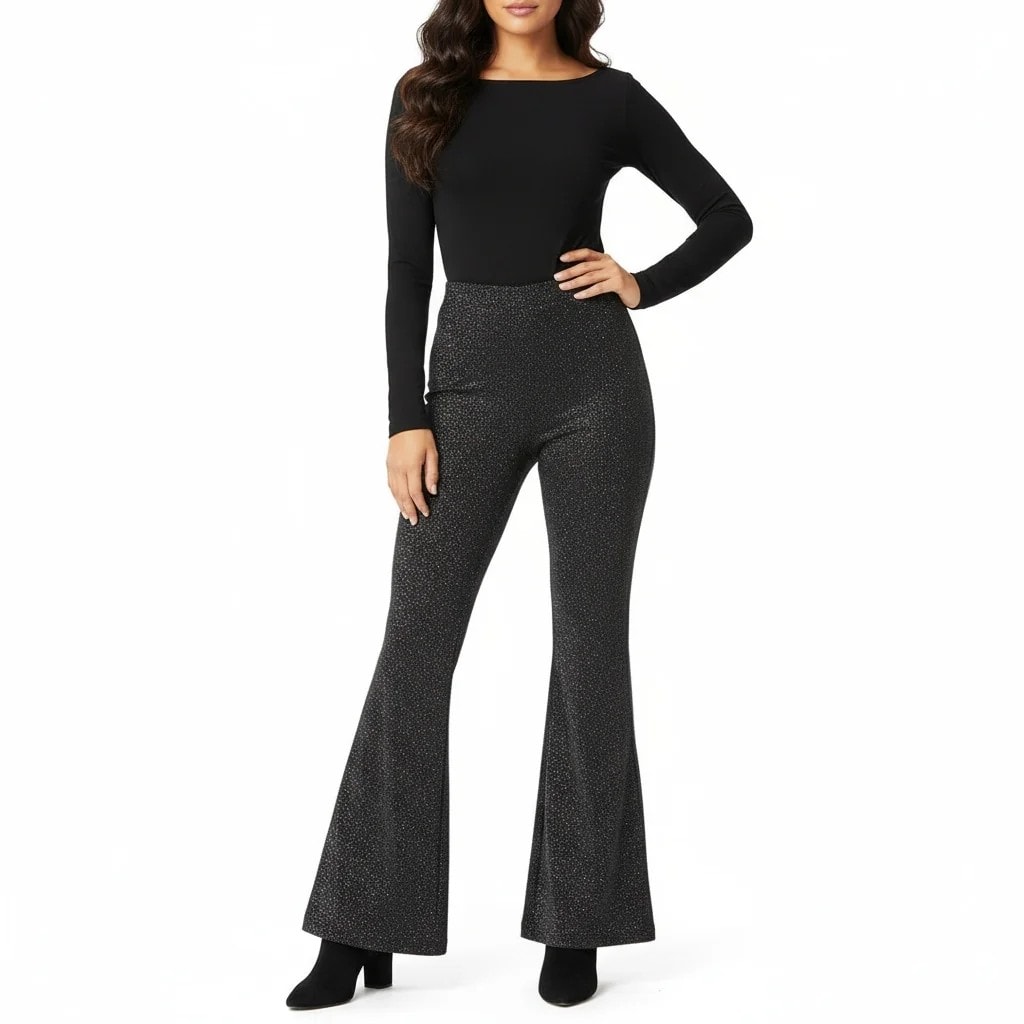 Pantallona Klasike Femrash Ngjyre te Zeza me Xixa Gri S.Hand Classic Pants