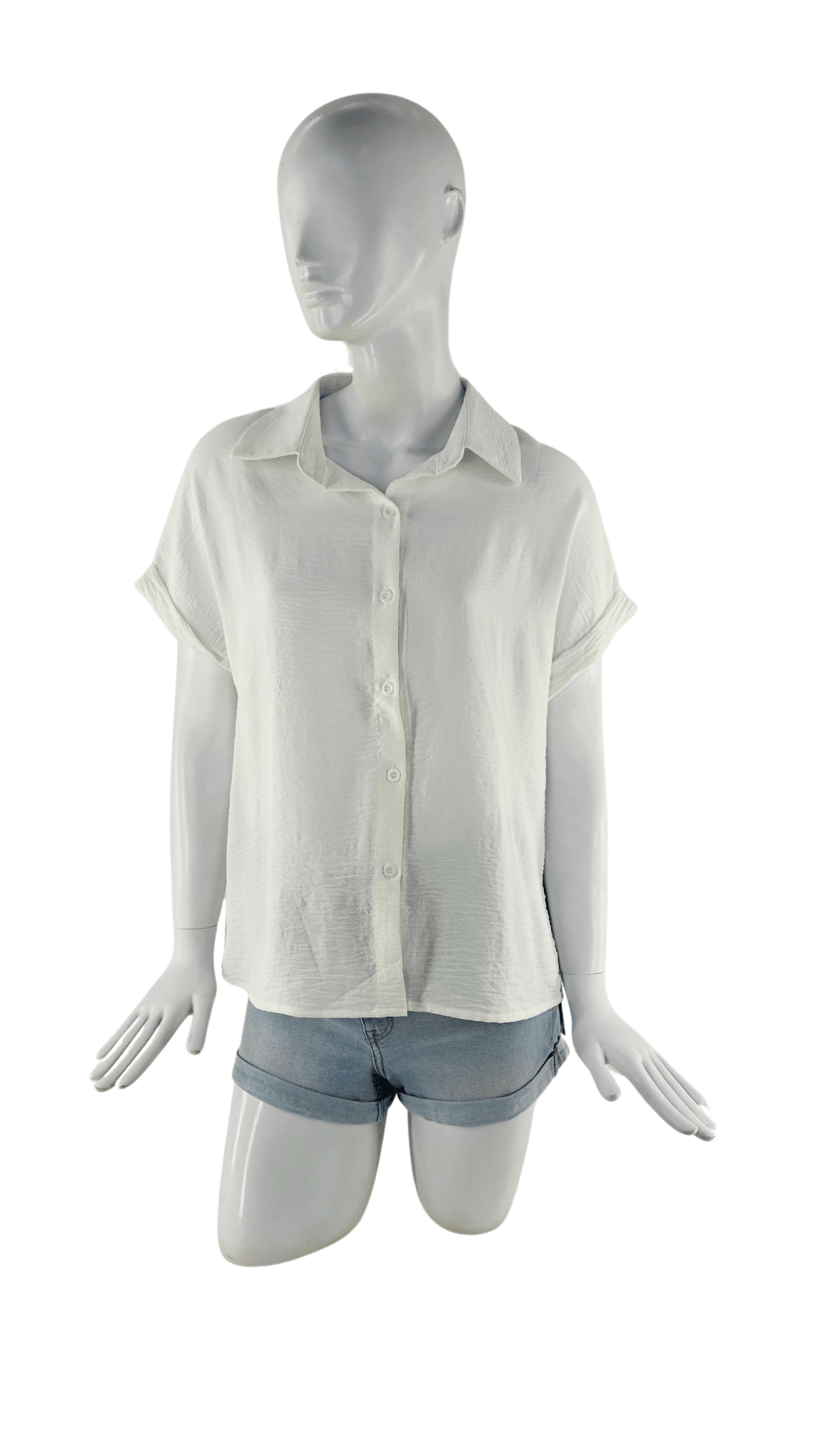 Kemishe Femrash Shein Ngjyre e Bardhe Outlet/T-Shirt