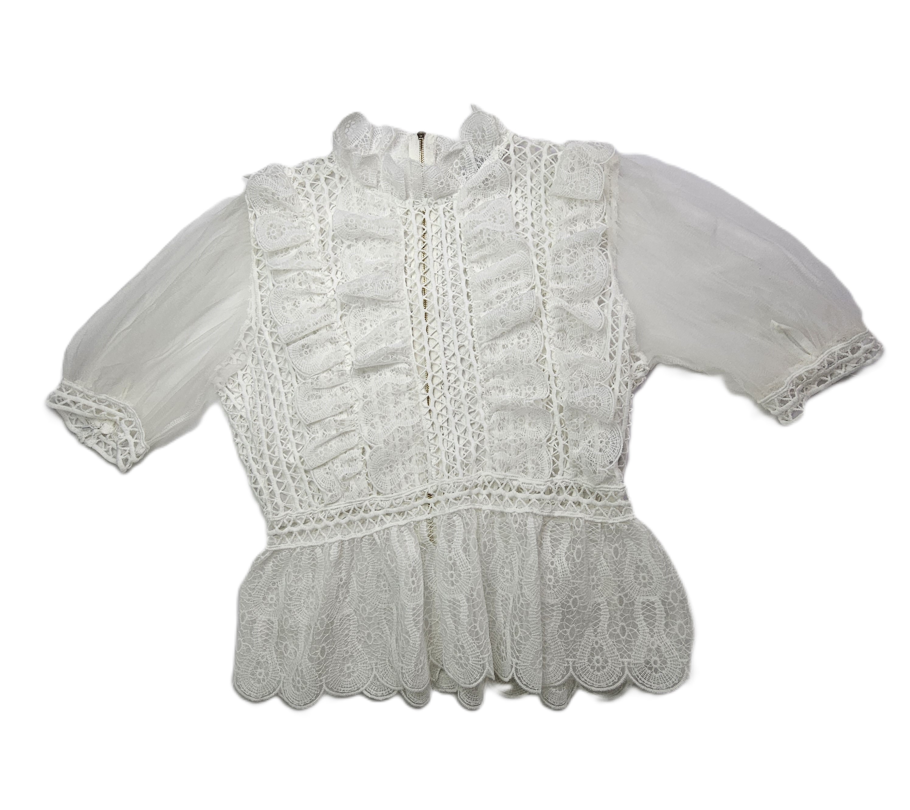 Kemishe Femrash Dantelle Ngjyre e Bardhe S.Hand/Shirt
