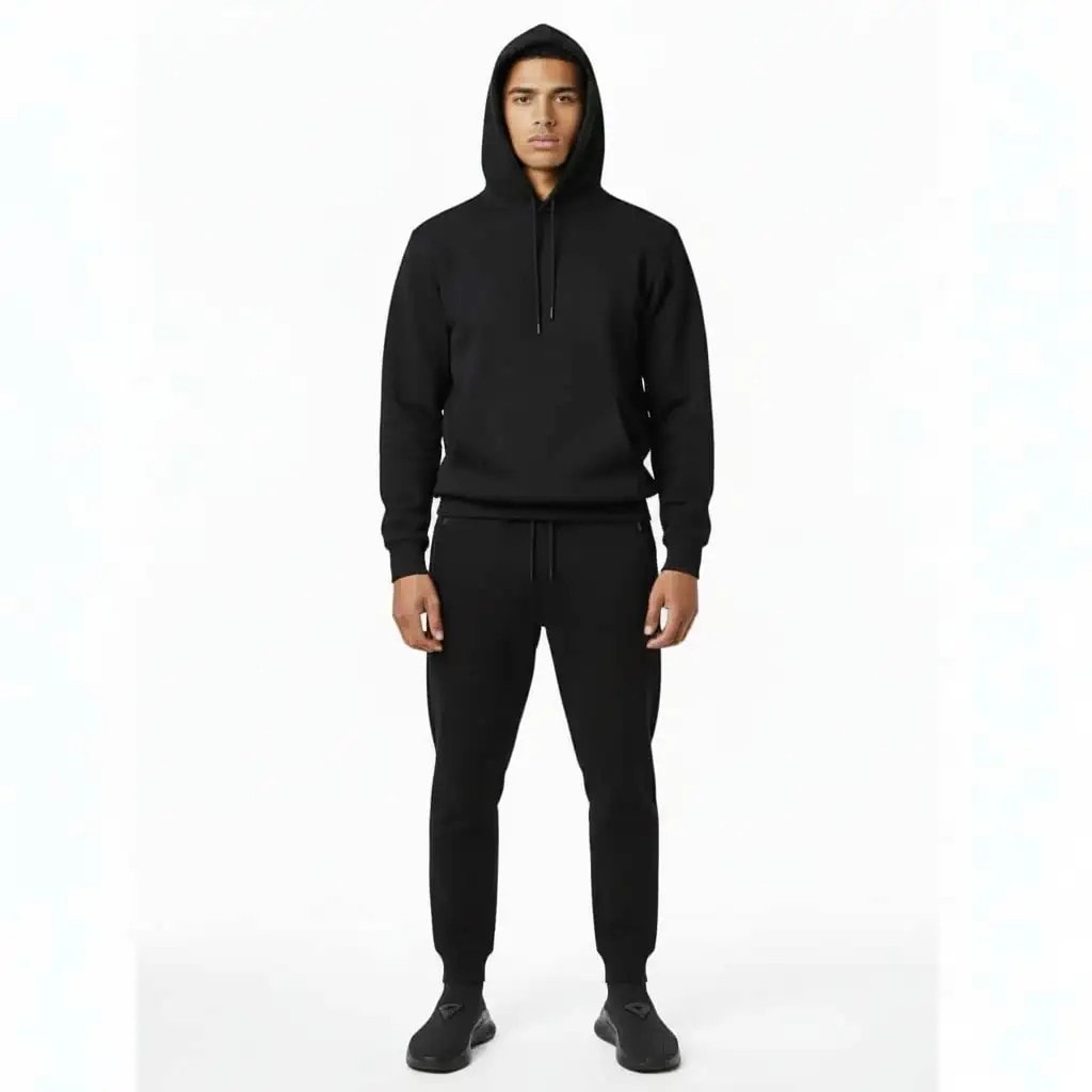 Kostum Sportiv Meshkujsh me Kapuc Outlet - Zezë