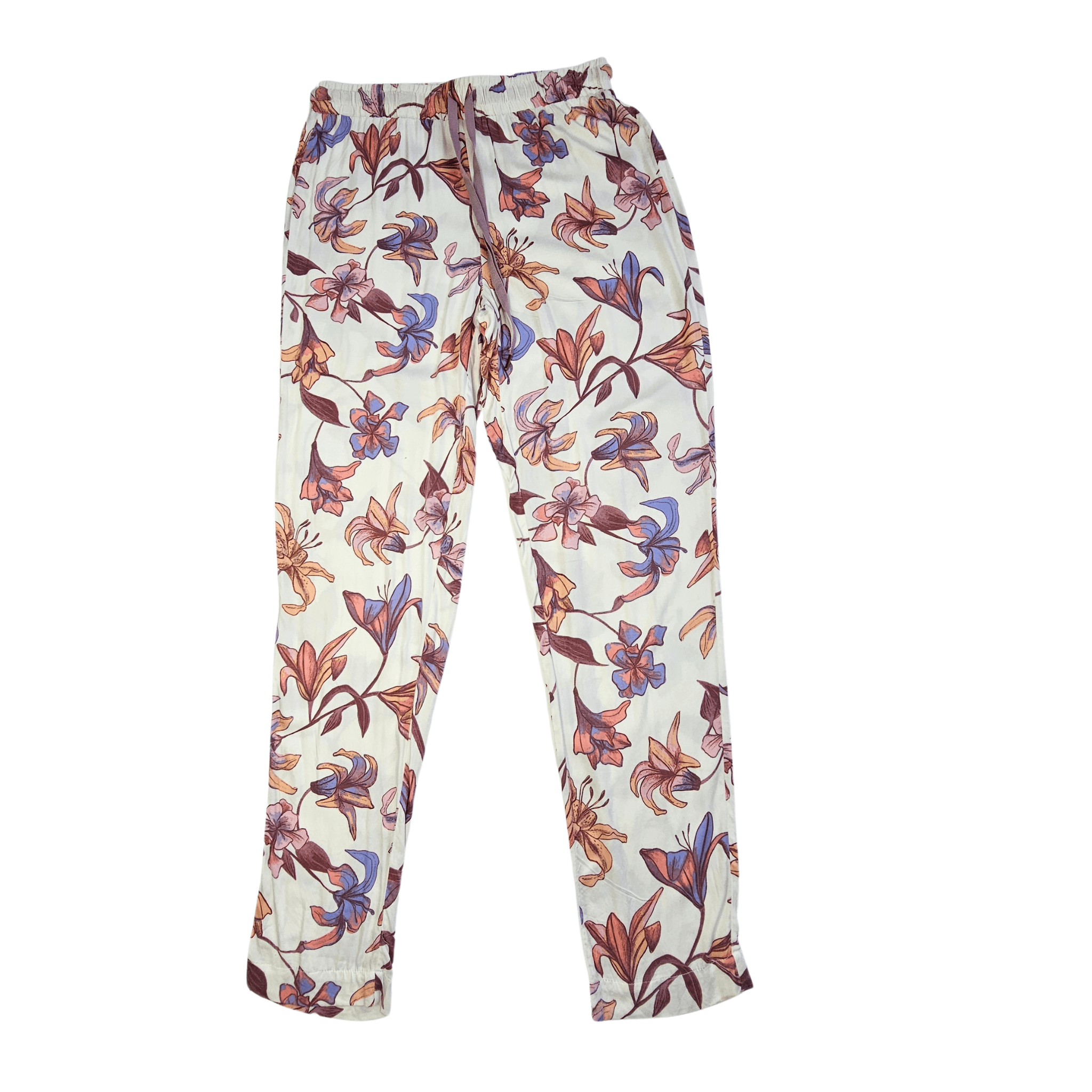 Veshje Gjumi Tuta Ngjyre Puder me Dizajn Lule S.Hand/Sleeping Clothes