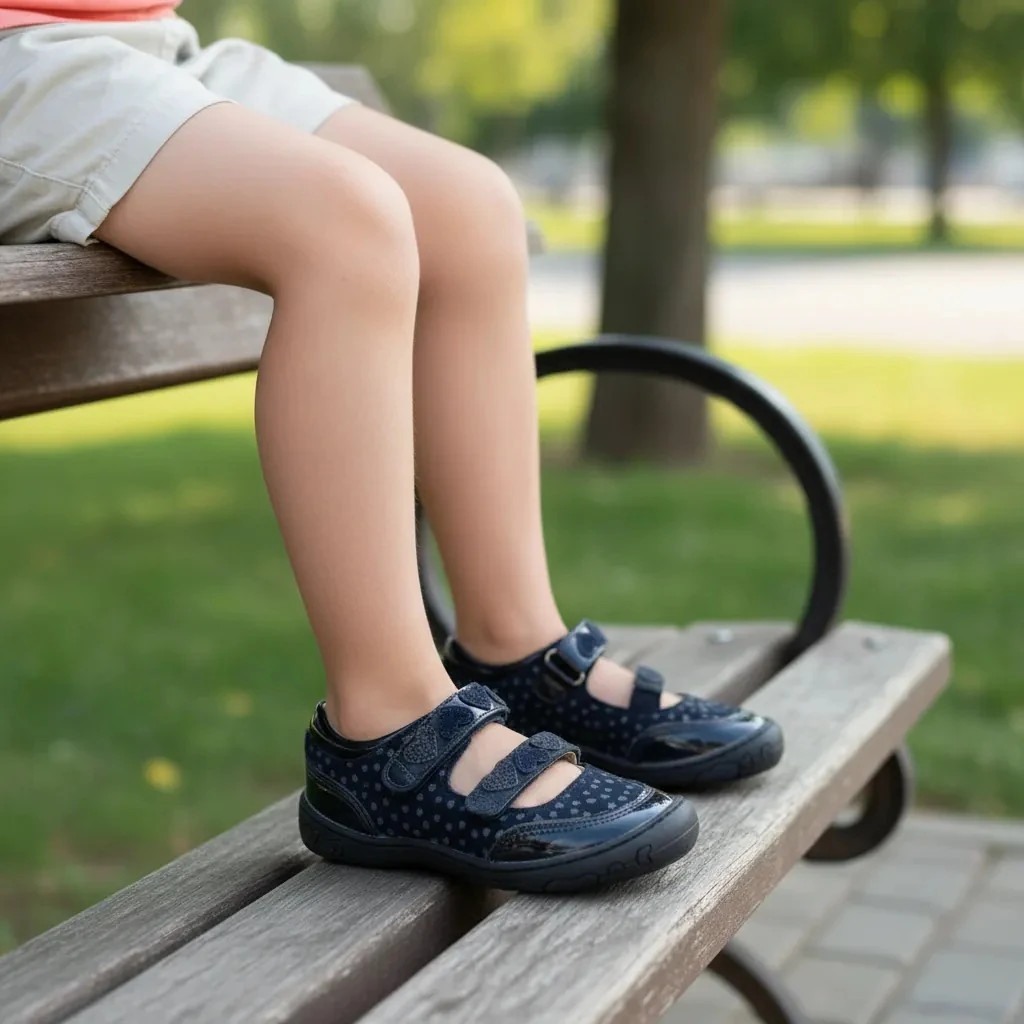 Sandale Femijesh Ngjyre Blu te Erreta me Detaj Zemra me Xixa Outlet Children's Sandals