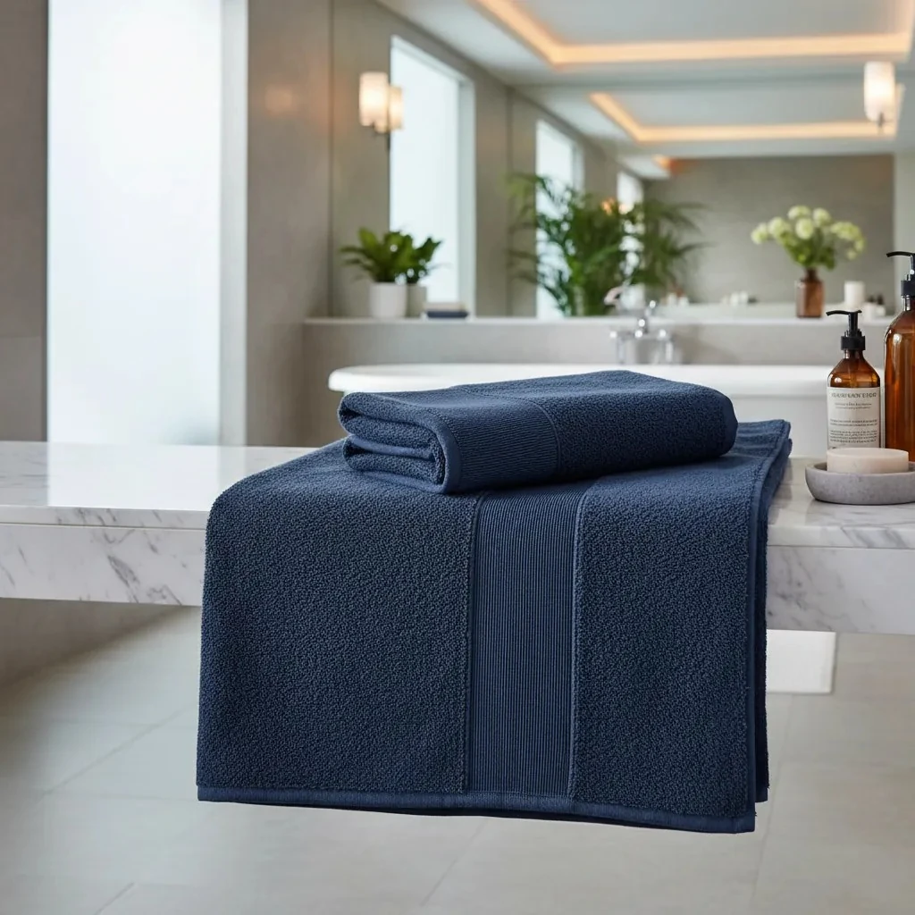 Peshqir Banje Trupi Blu e Erret 1 Cope 100x190 cm 1,450 gr  Bath-Body Towel