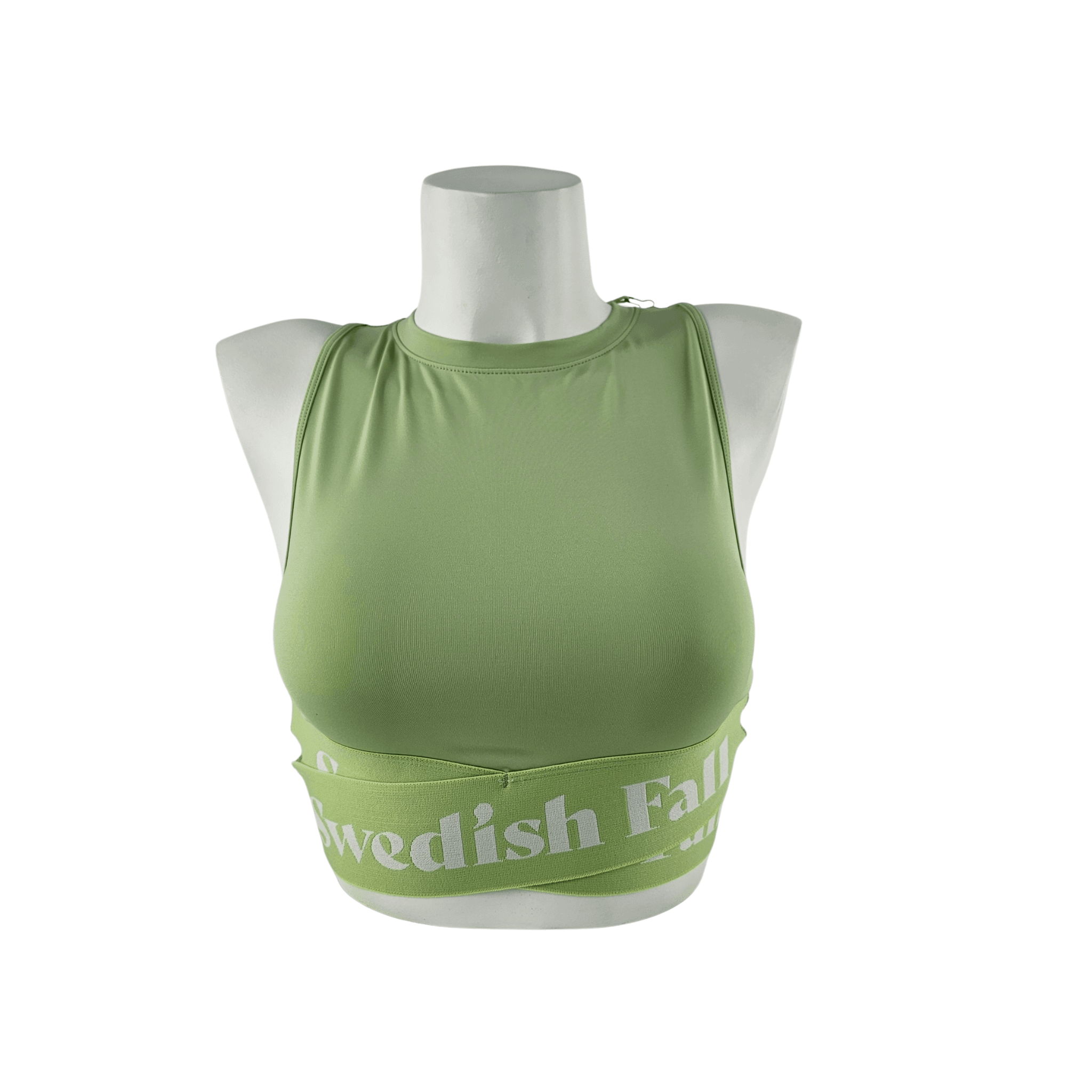 Fitness Crop Top Swedish Fall Ngjyre Jeshile e Hapur Outlet