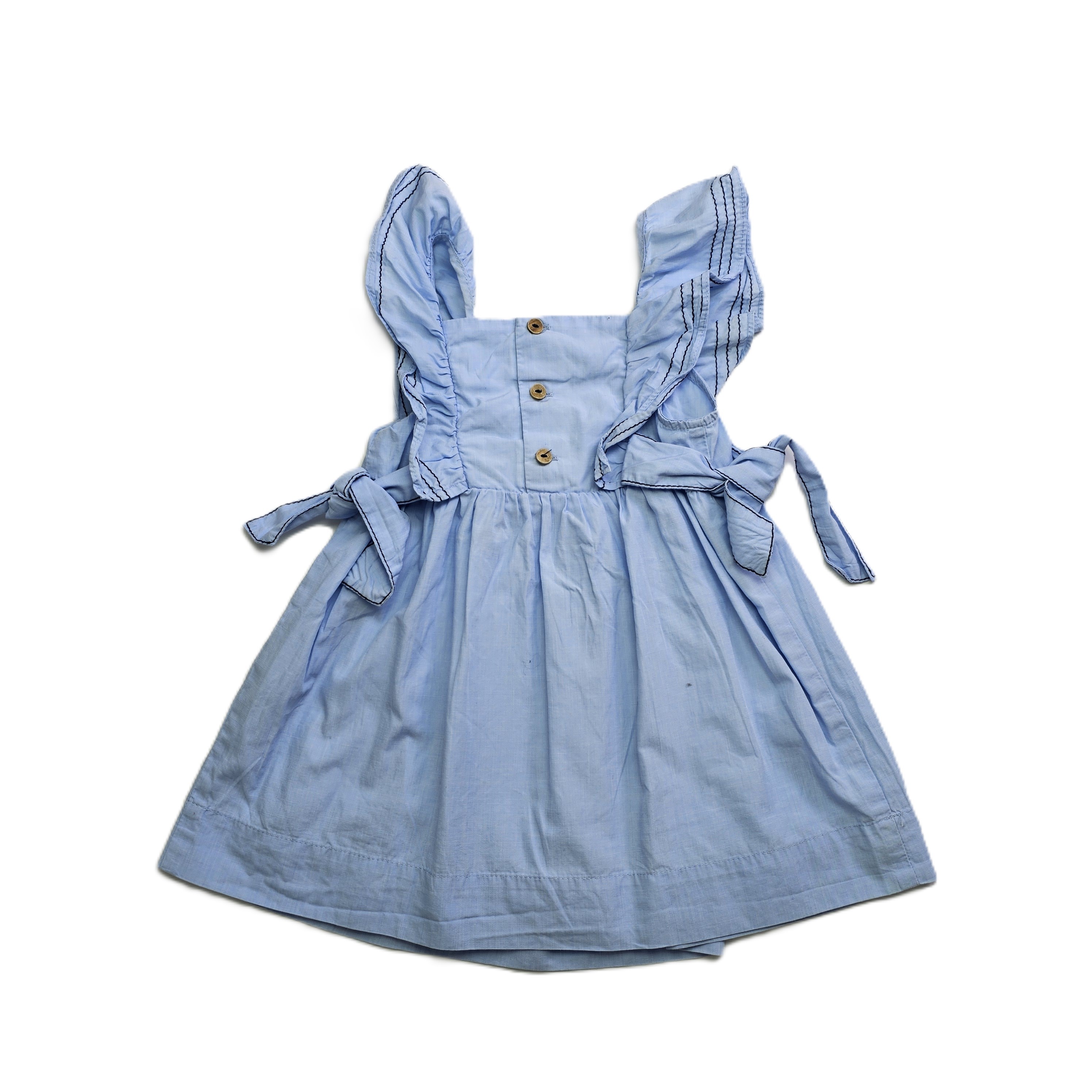 Fustan Femijesh Zara Babyblue me Fjongo Anash S.Hand