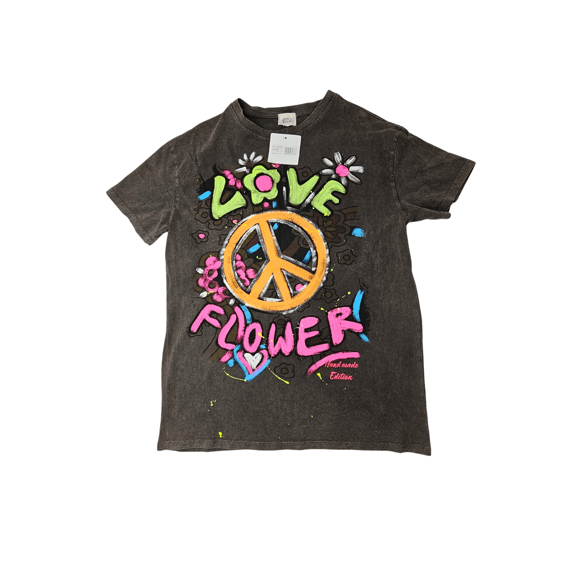 T-Shirt Meshkujsh Arty Blush Ngjyre Bezhe e Erret me Dizajn Shumengjyresh Outlet 