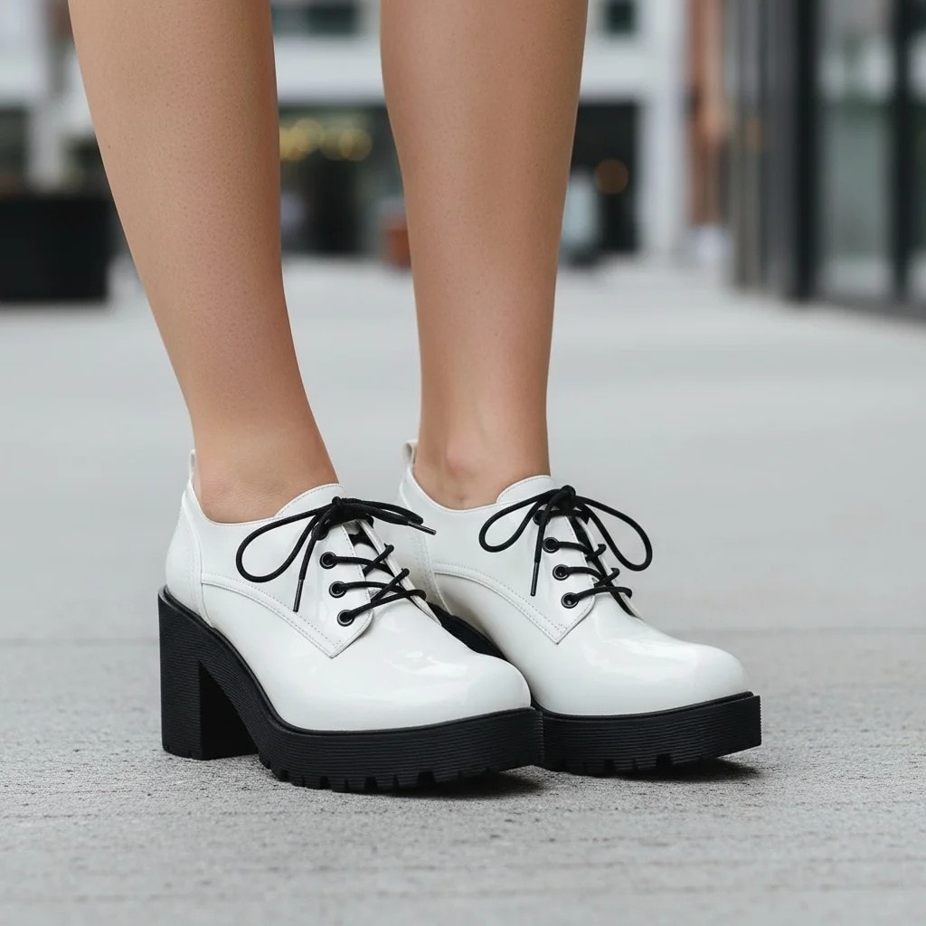 Kepuce Femrash Arizona ngjyre Bardh e Zi S.Hand/Shoes