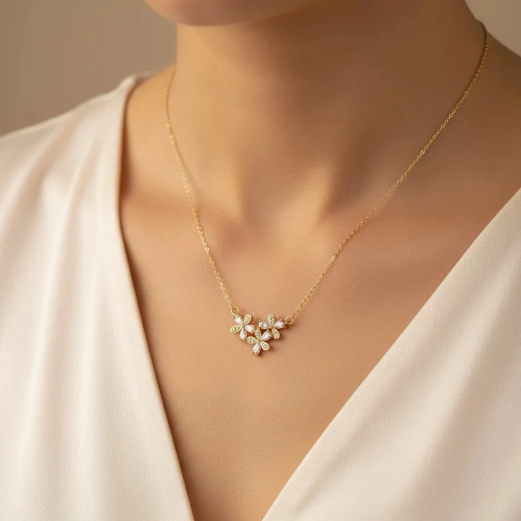 Varese Femrash Çeliku Stainless Steel Gold Women Necklace