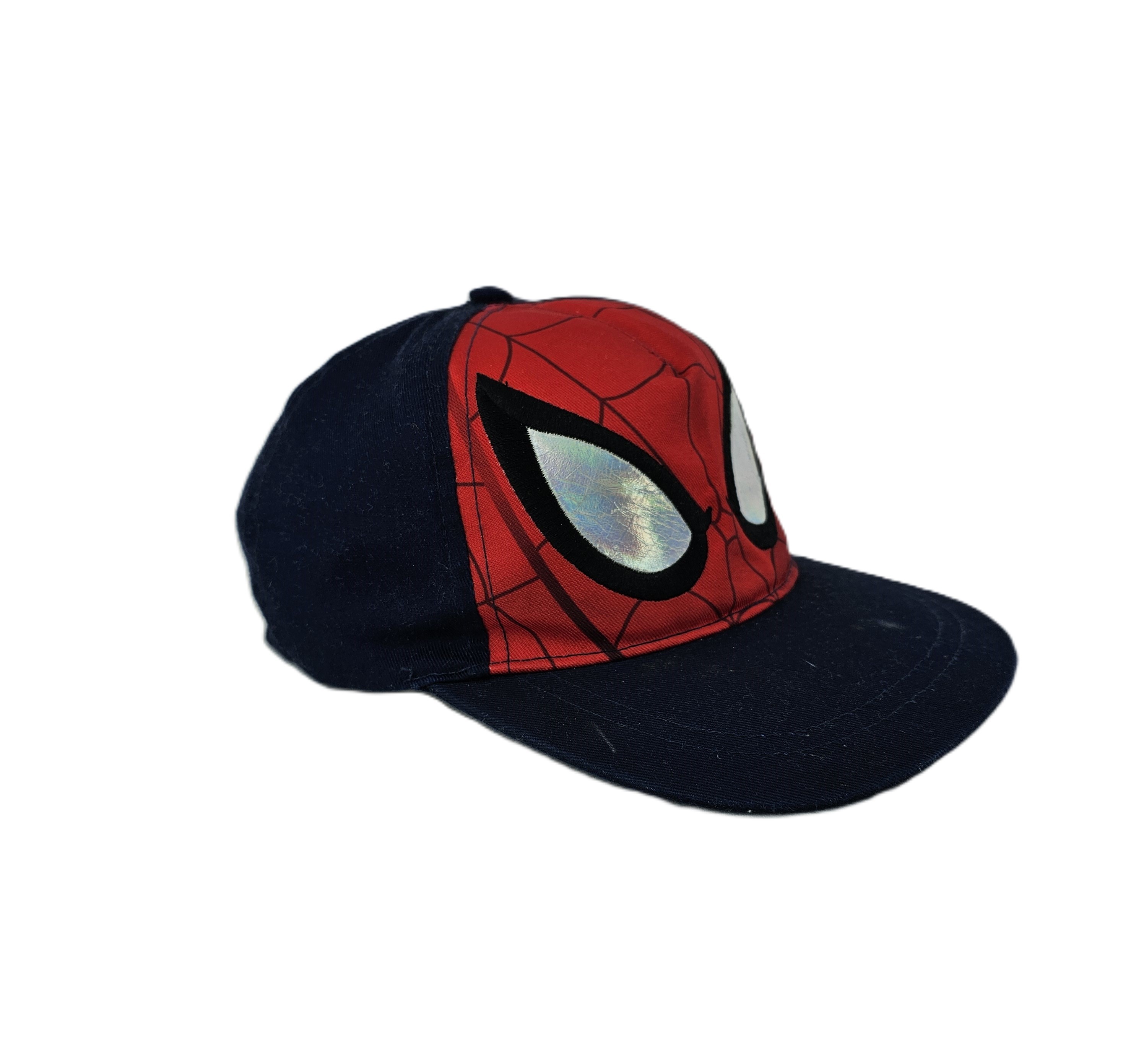 Kapele Femijesh Marvel Ngjyre Blu e Erret me Spiderman te Kuq S.Hand/Hat