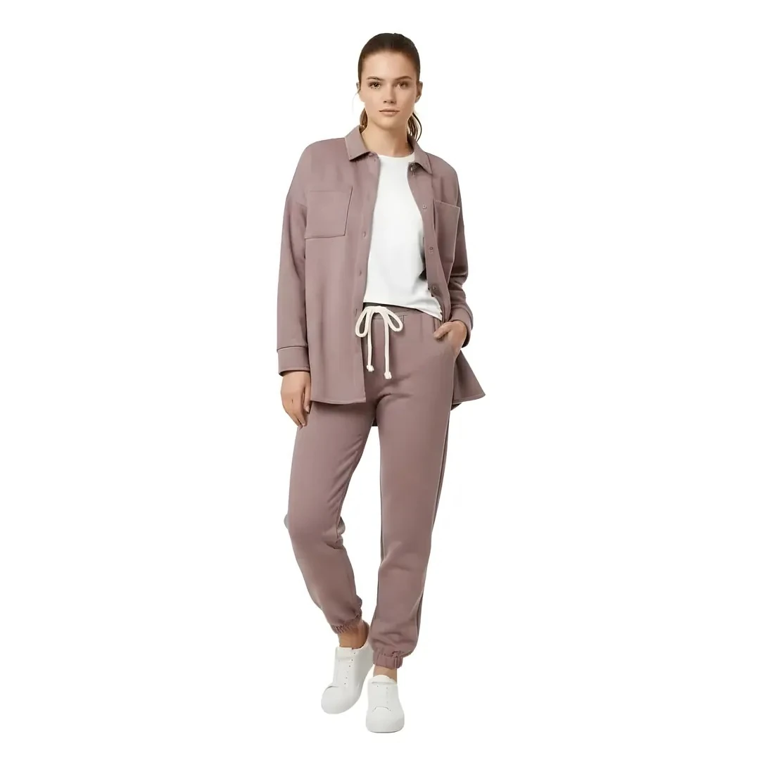 Kostum Sportiv Femrash Outlet Womens Sweatsuit Sets - Uthull