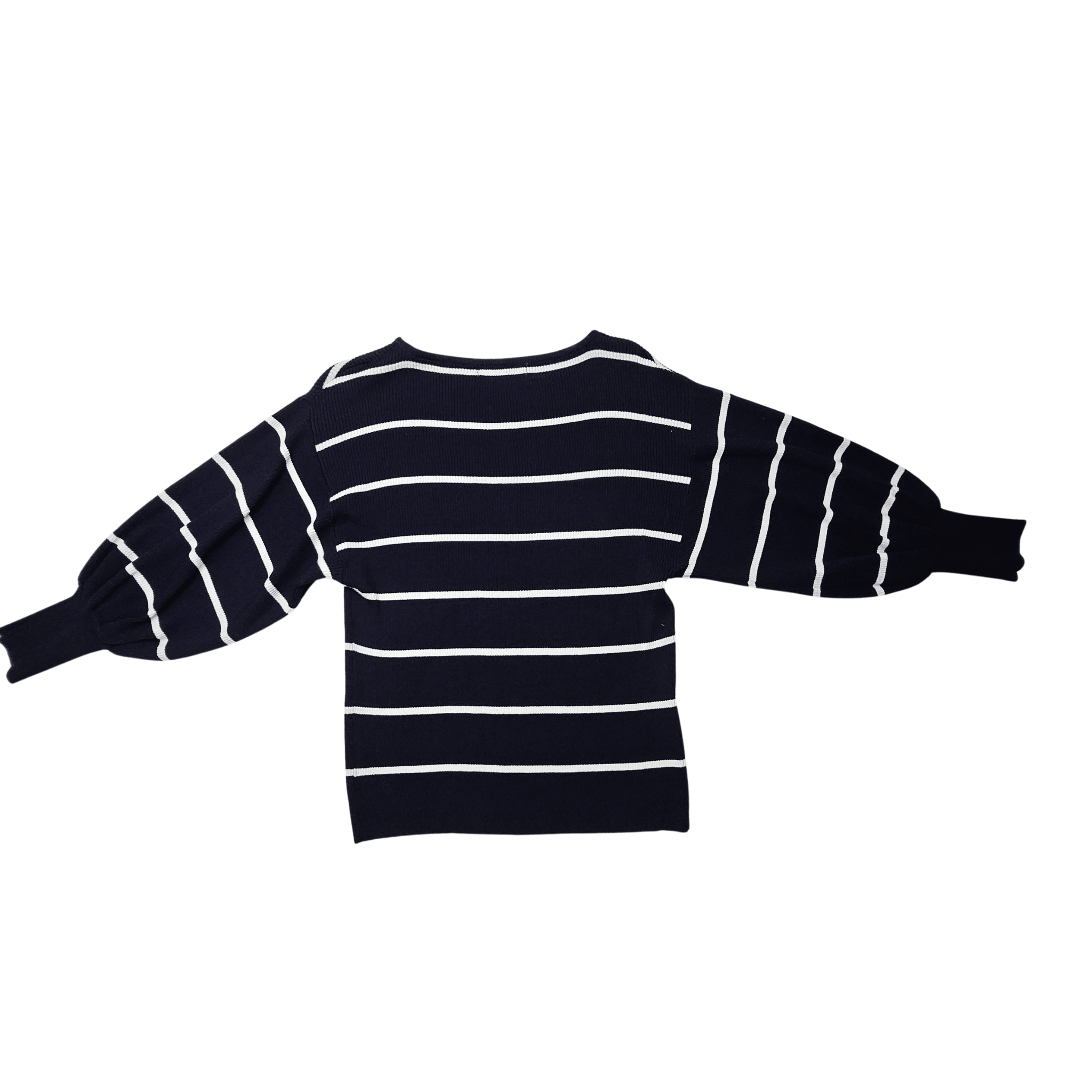 Pulover Femrash Mango Ngjyre Blu e Erret me Vija te Bardha S.Hand Women Sweater