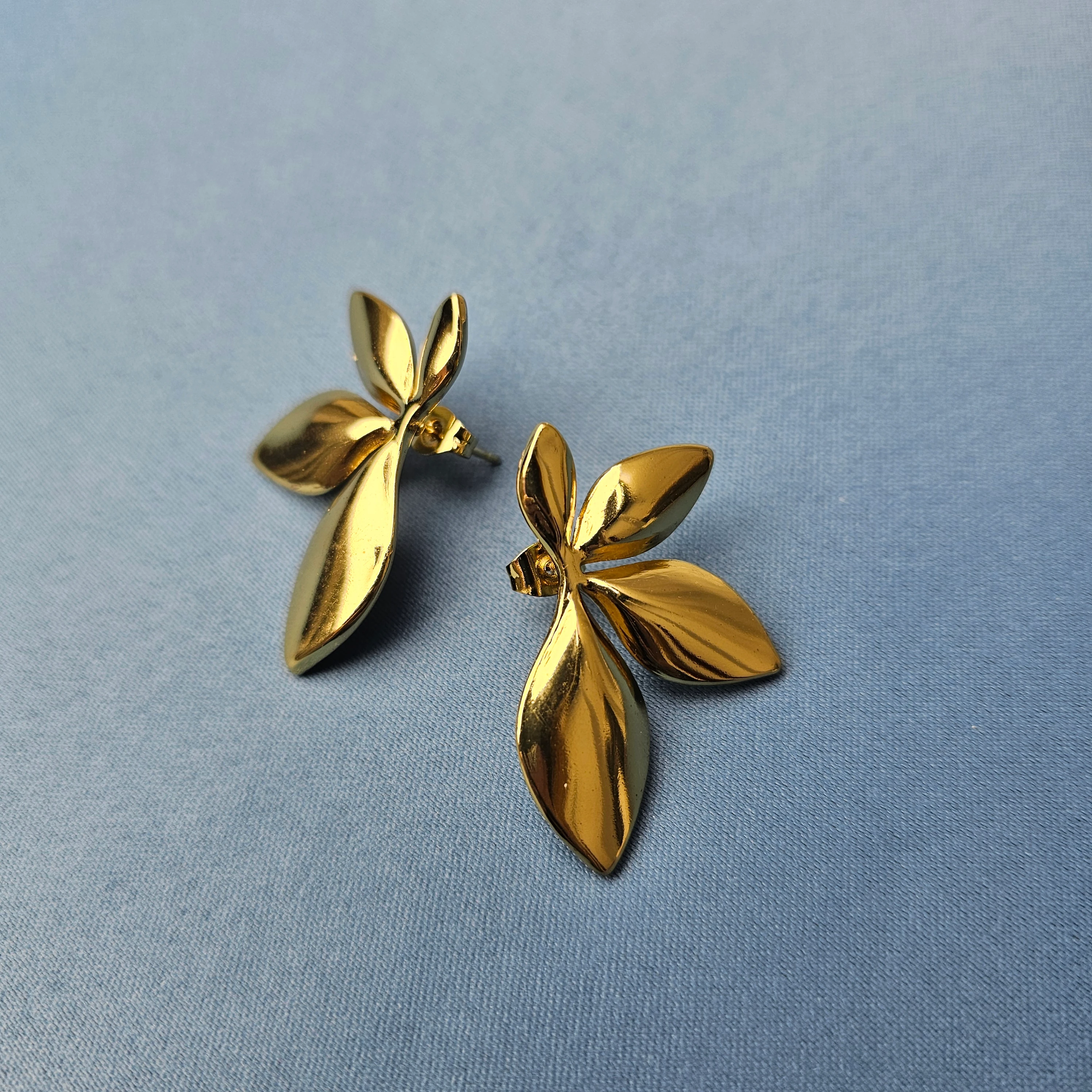 Vathe Femrash Çeliku Stainless Steel Ngjyre Gold Women Earrings