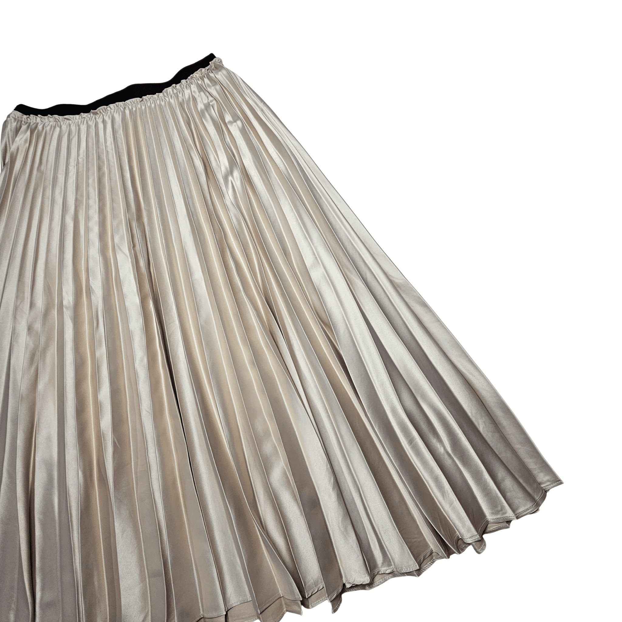 Fund Femrash Zara me Pala Korenti Ngjyre Gold Outlet Skirt