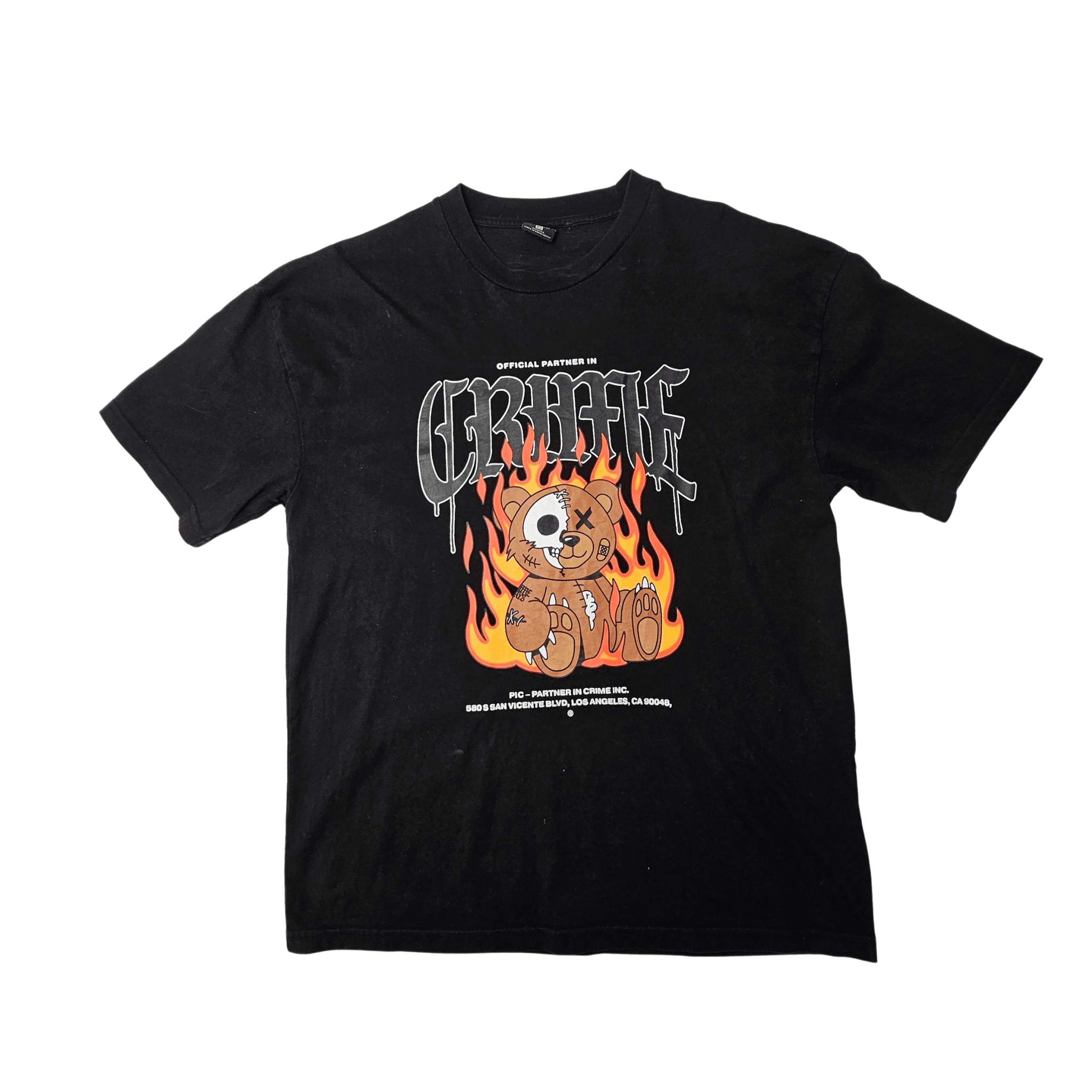 T-Shirt Meshkujsh Ngjyre e Zeze S.Hand