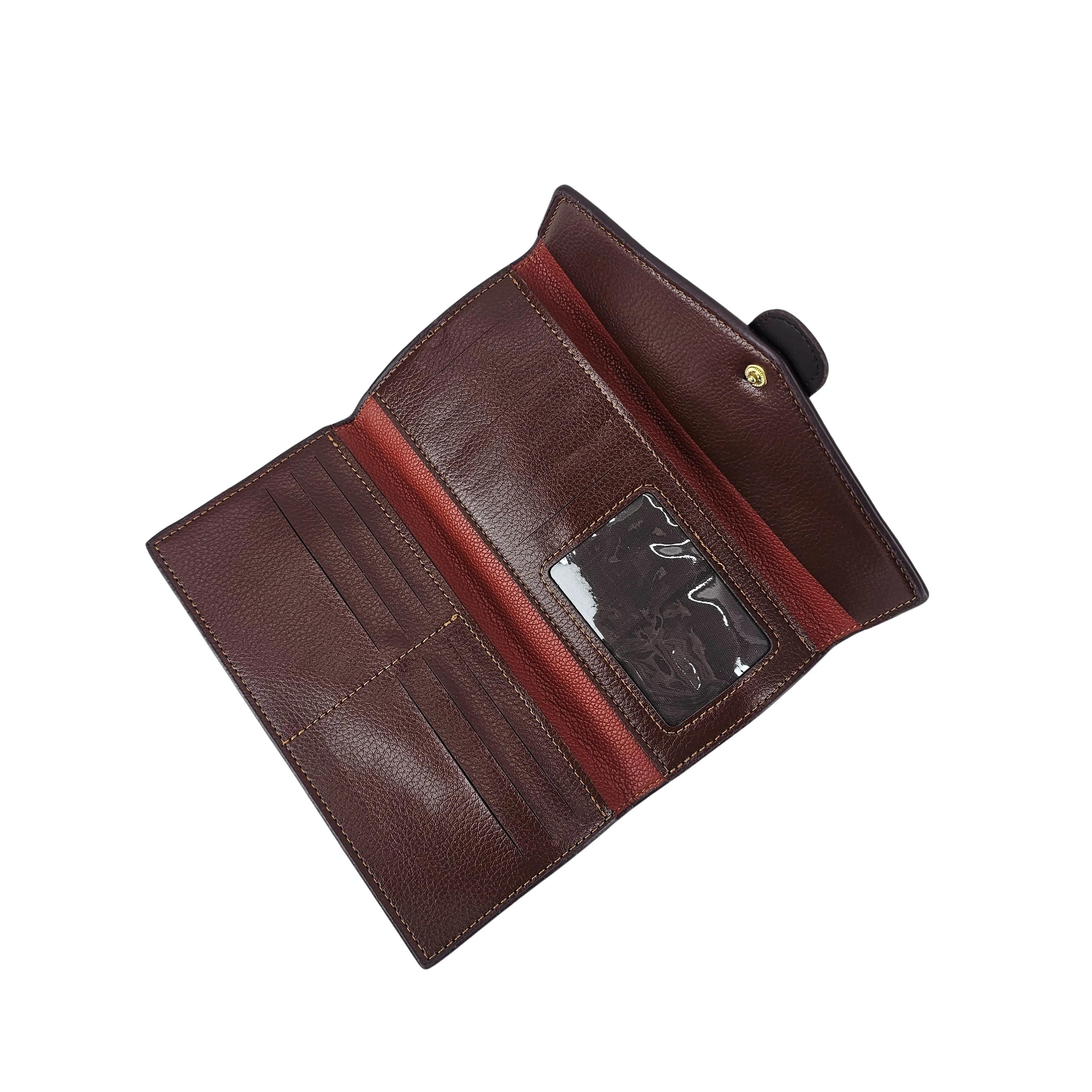 Portofol Femrash Ngjyre Kaf me Detaj Gold S.Hand Women's Wallet