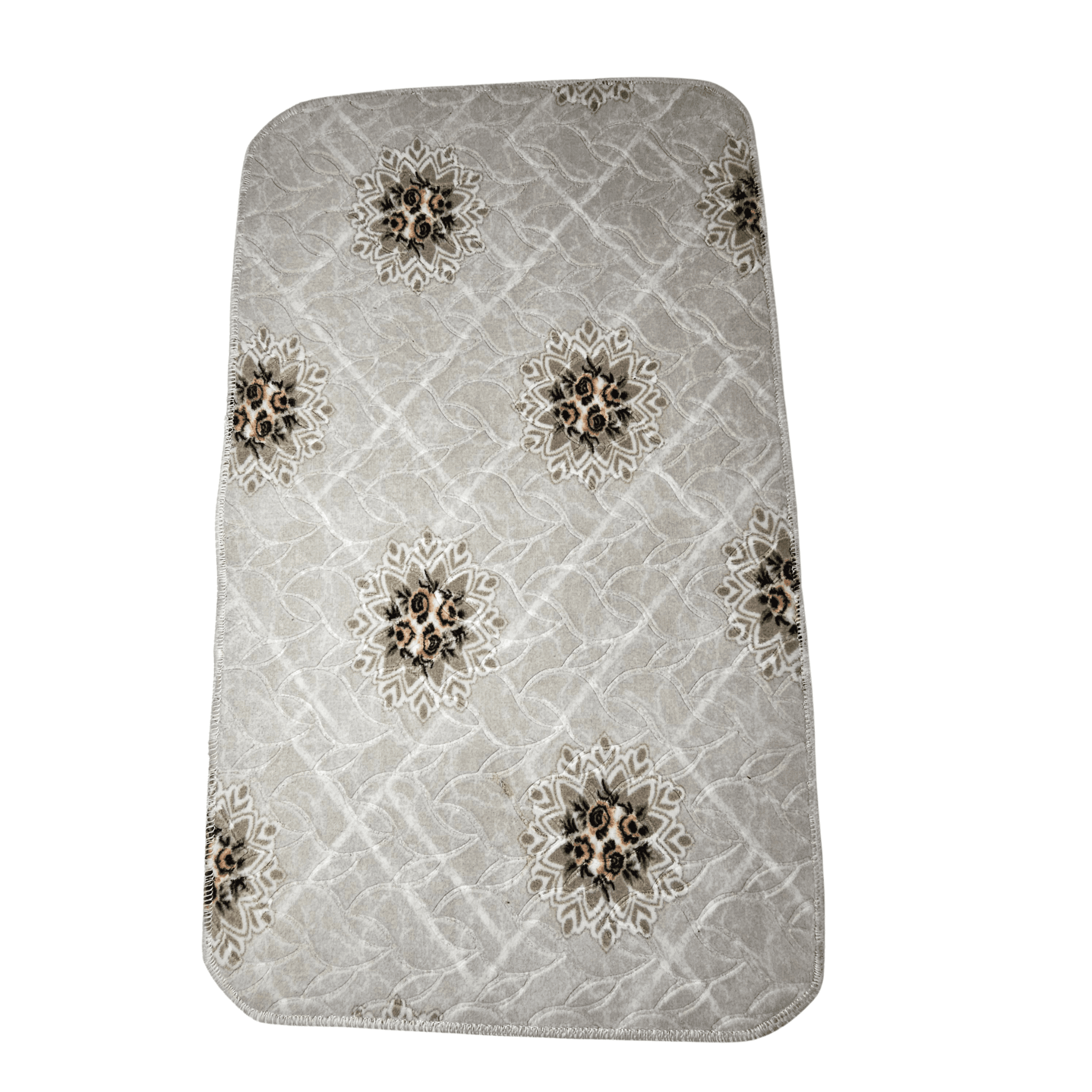 Rrugice Ngjyre Bezhe e Hapur me Lule Portokalli 60x100 Outlet/Runner