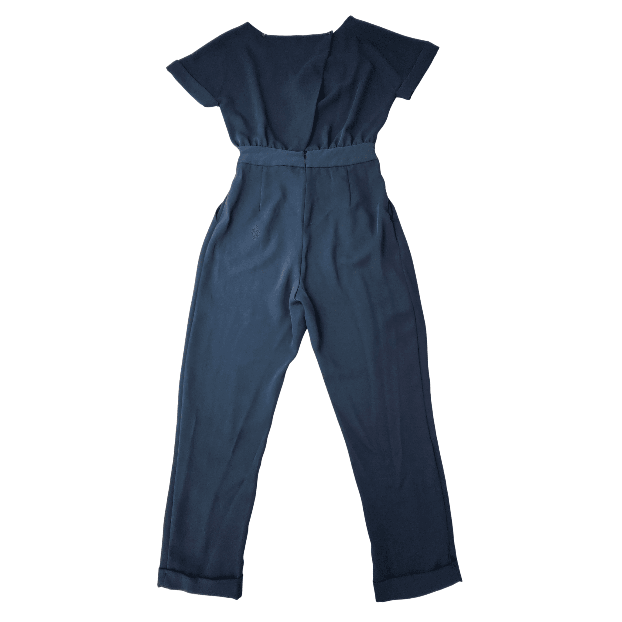 Paliceta Ngjyre Jeshile te Erreta me Lidhje tek Beli S.Hand Jumpsuit